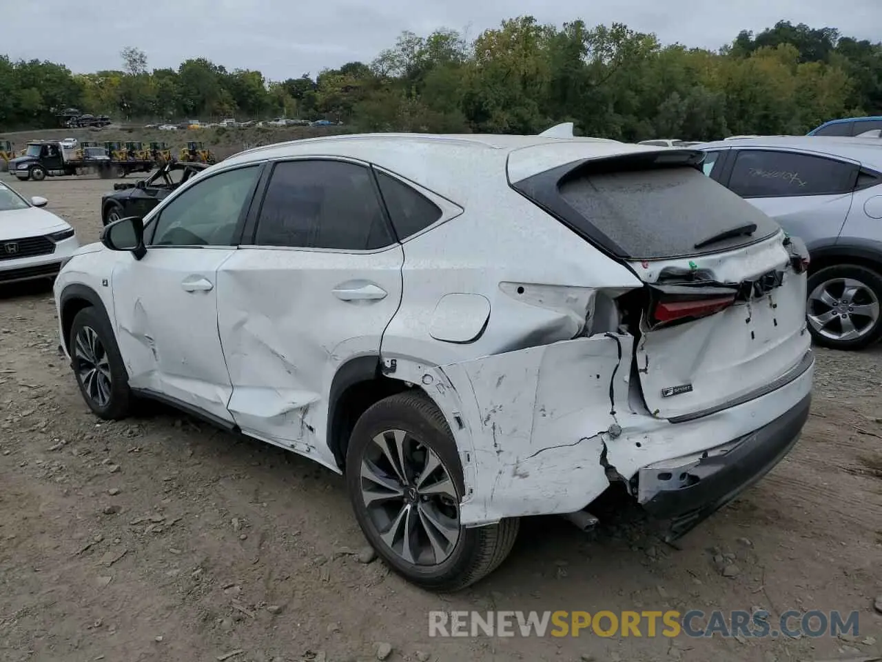 2 Photograph of a damaged car JTJSARDZ0L2233918 LEXUS NX 300 F S 2020