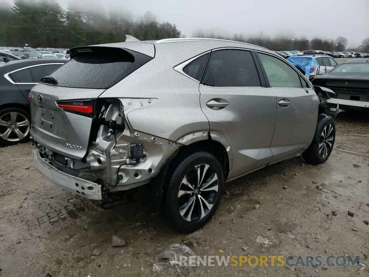 3 Photograph of a damaged car JTJSARDZ2L2222242 LEXUS NX 300 F S 2020