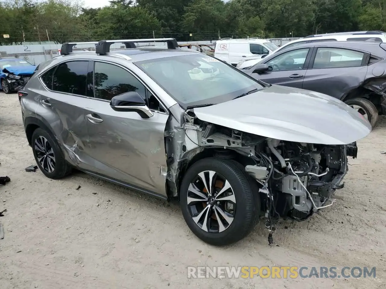 4 Photograph of a damaged car JTJSARDZ5L2230884 LEXUS NX 300 F S 2020