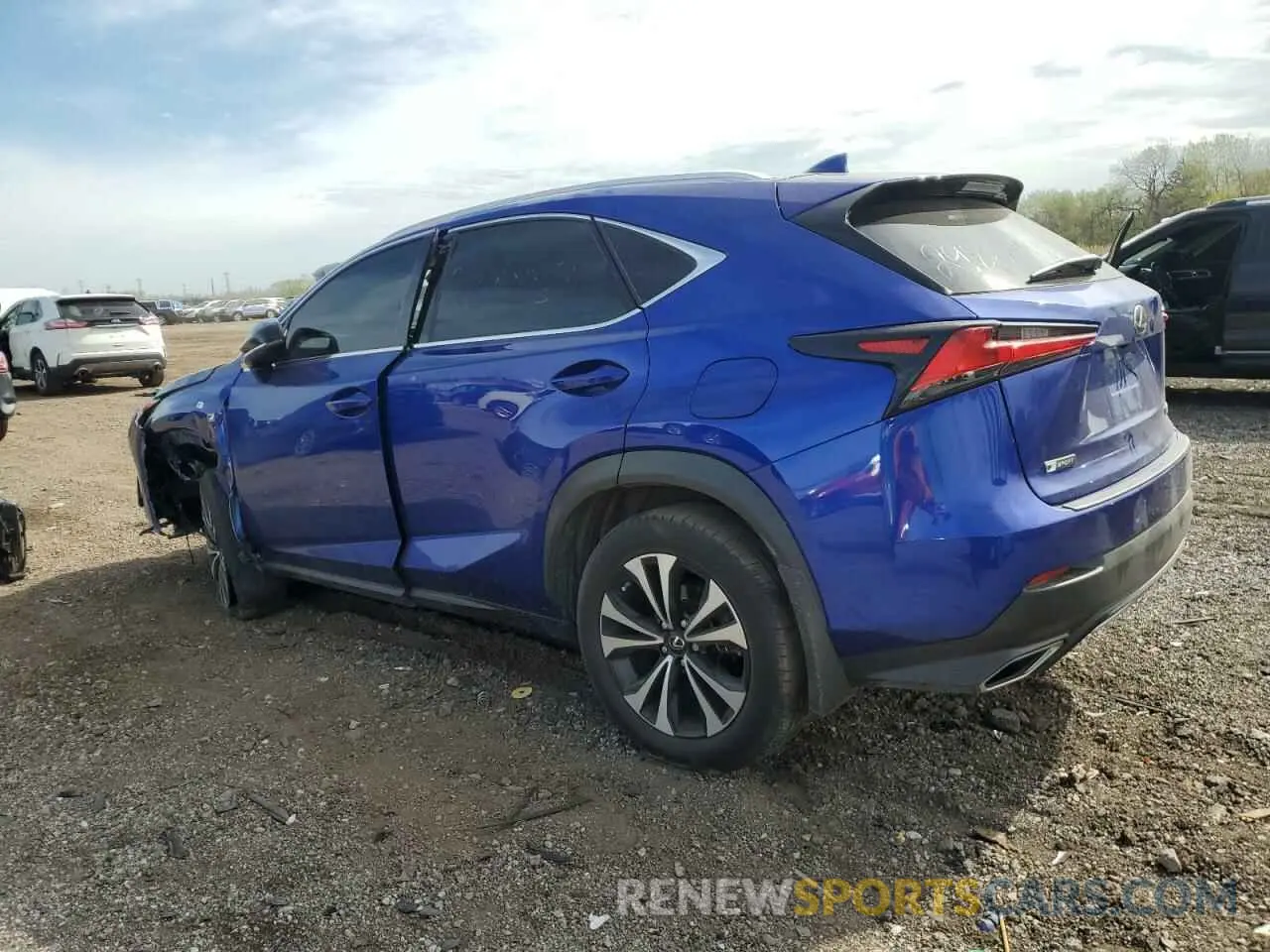2 Photograph of a damaged car JTJSARDZ6L2224771 LEXUS NX 300 F S 2020