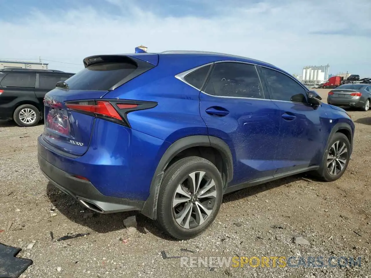 3 Photograph of a damaged car JTJSARDZ6L2224771 LEXUS NX 300 F S 2020