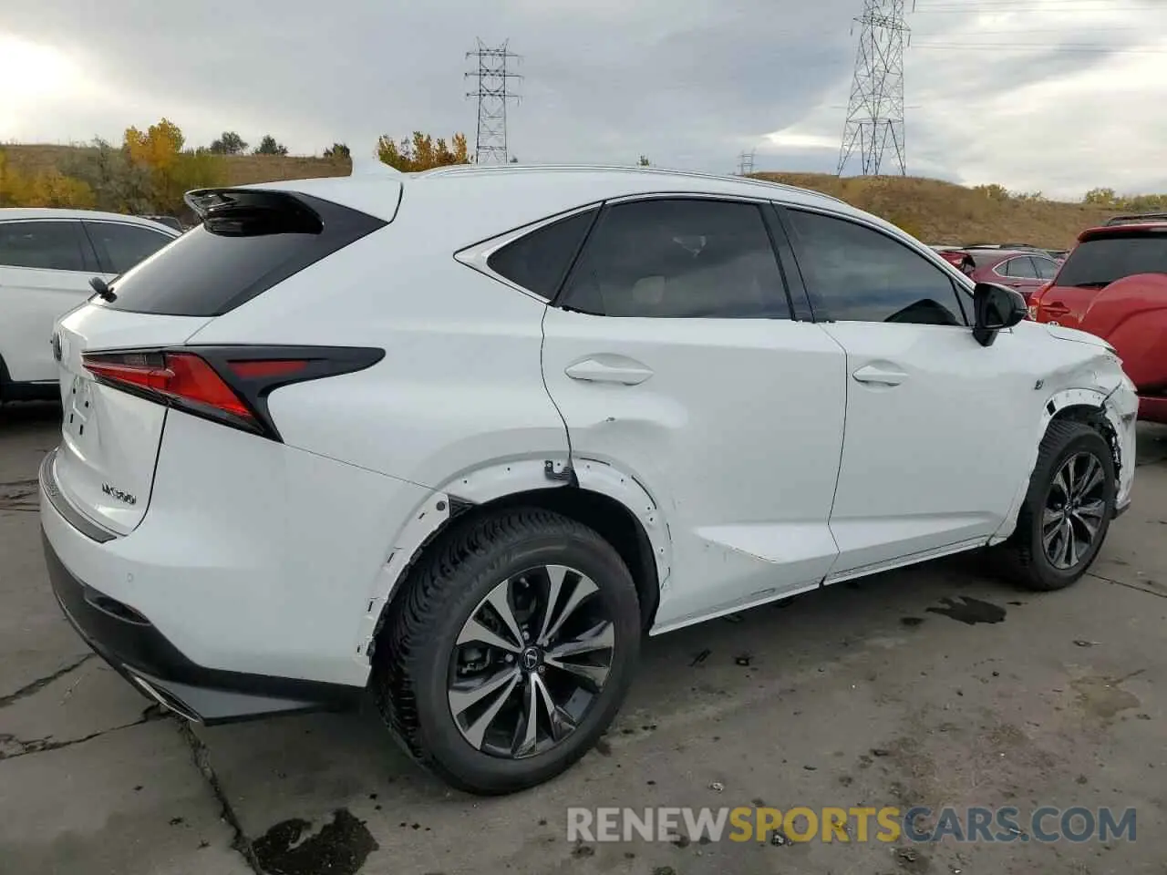 3 Photograph of a damaged car JTJSARDZ8L5001890 LEXUS NX 300 F S 2020