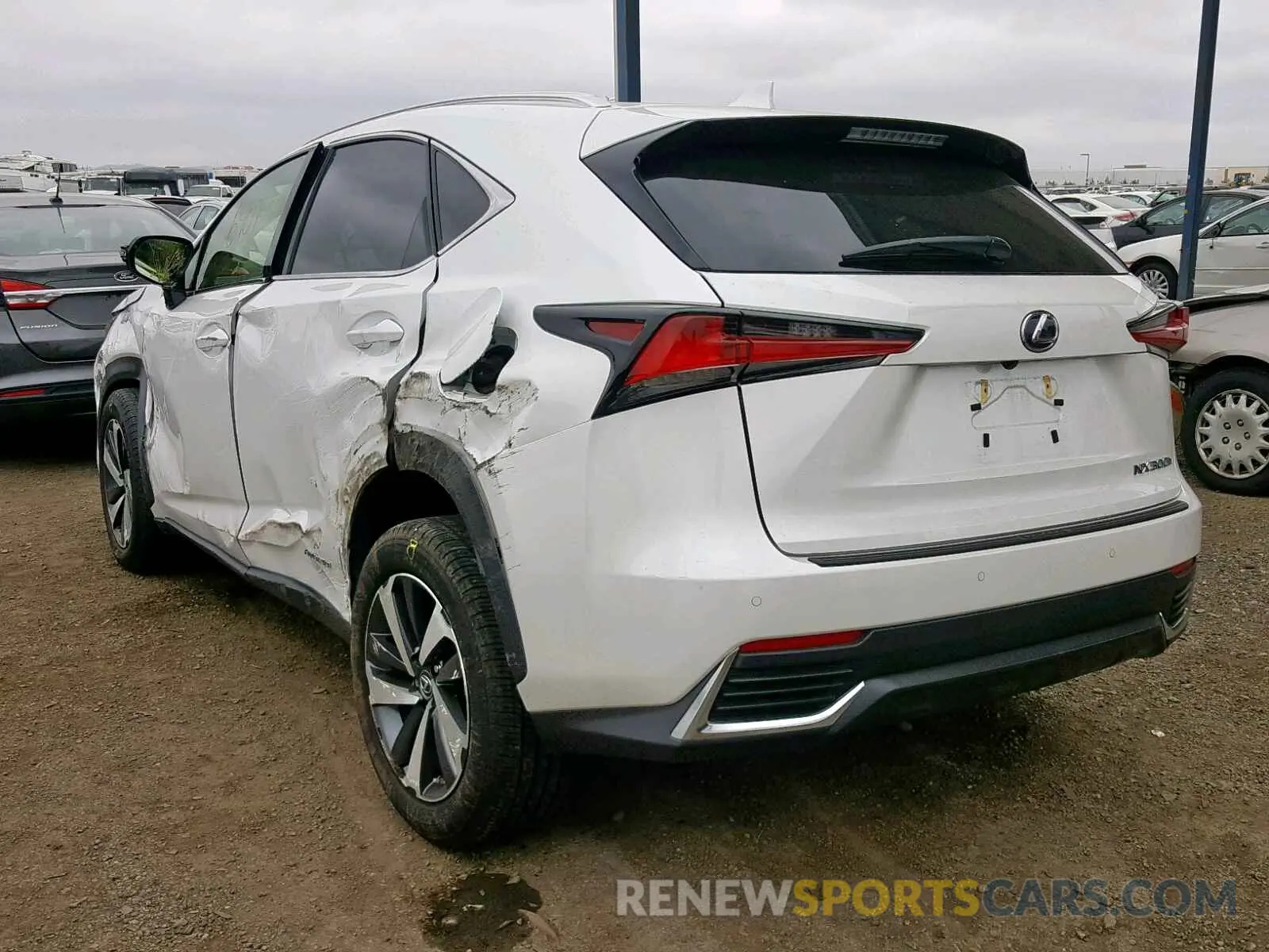 3 Photograph of a damaged car JTJBJRBZ6K2102977 LEXUS NX 300H 2019