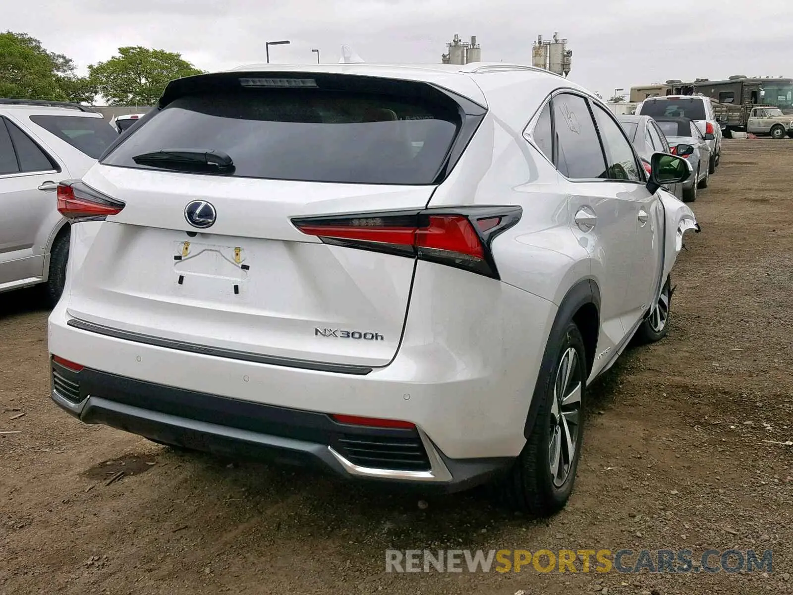 4 Photograph of a damaged car JTJBJRBZ6K2102977 LEXUS NX 300H 2019