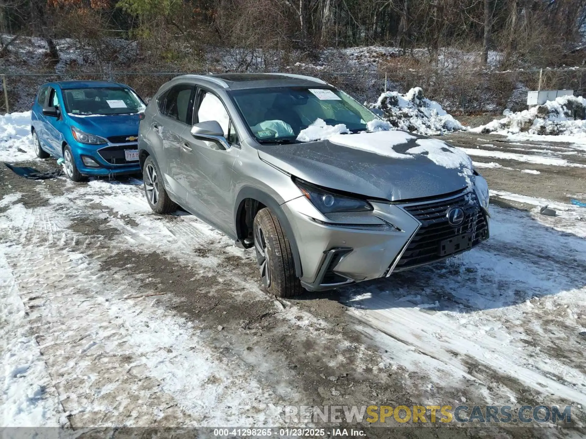 1 Photograph of a damaged car JTJBJRBZ8K2102978 LEXUS NX 300H 2019