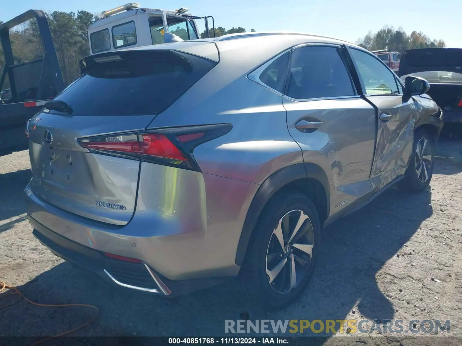 4 Photograph of a damaged car JTJBJRBZ9K2097192 LEXUS NX 300H 2019
