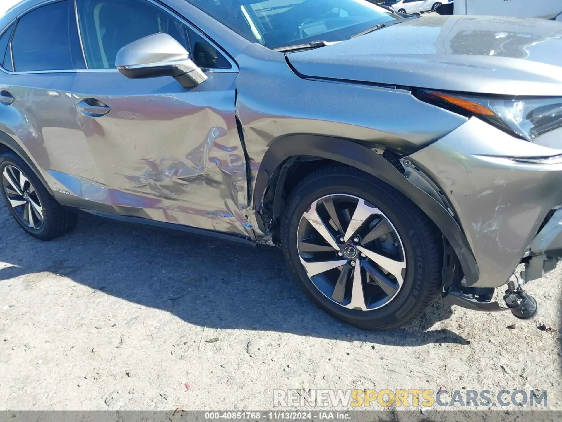 6 Photograph of a damaged car JTJBJRBZ9K2097192 LEXUS NX 300H 2019