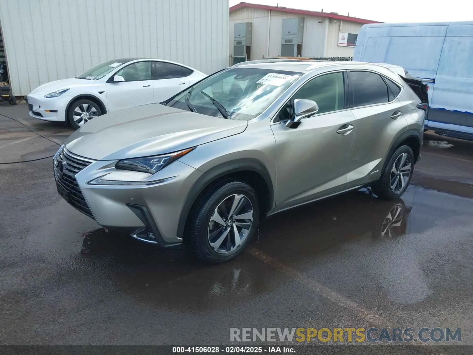 2 Photograph of a damaged car JTJBJRBZ9K2102990 LEXUS NX 300H 2019