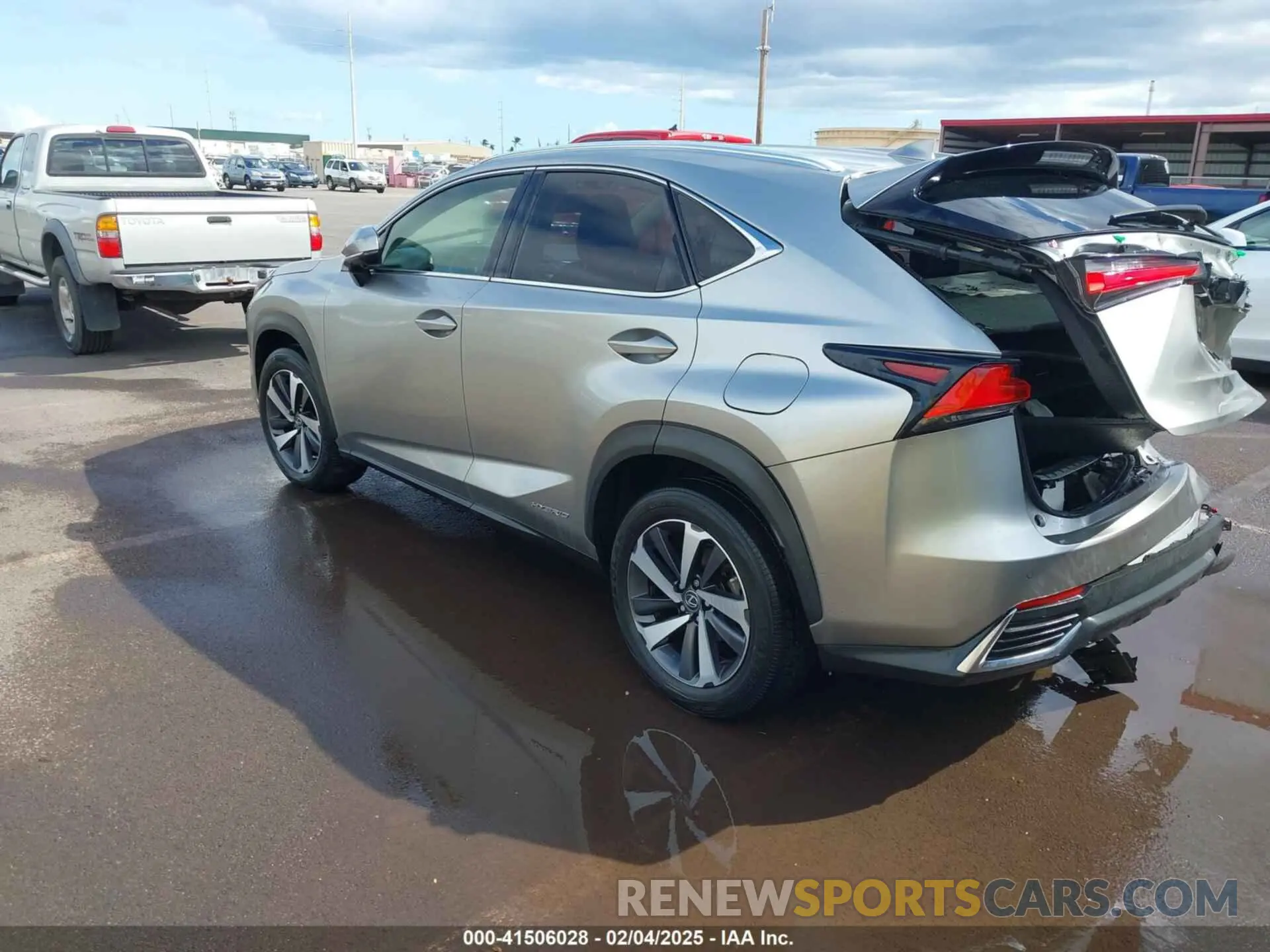 3 Photograph of a damaged car JTJBJRBZ9K2102990 LEXUS NX 300H 2019