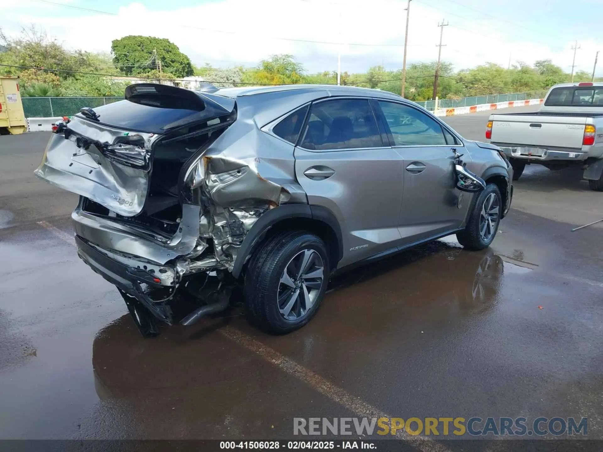 4 Photograph of a damaged car JTJBJRBZ9K2102990 LEXUS NX 300H 2019
