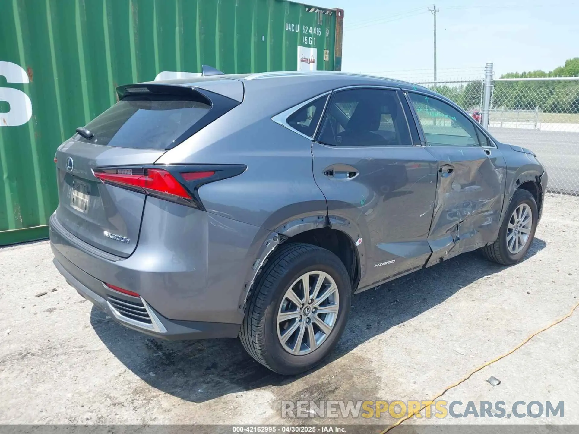 4 Photograph of a damaged car JTJBJRBZ9K2111639 LEXUS NX 300H 2019