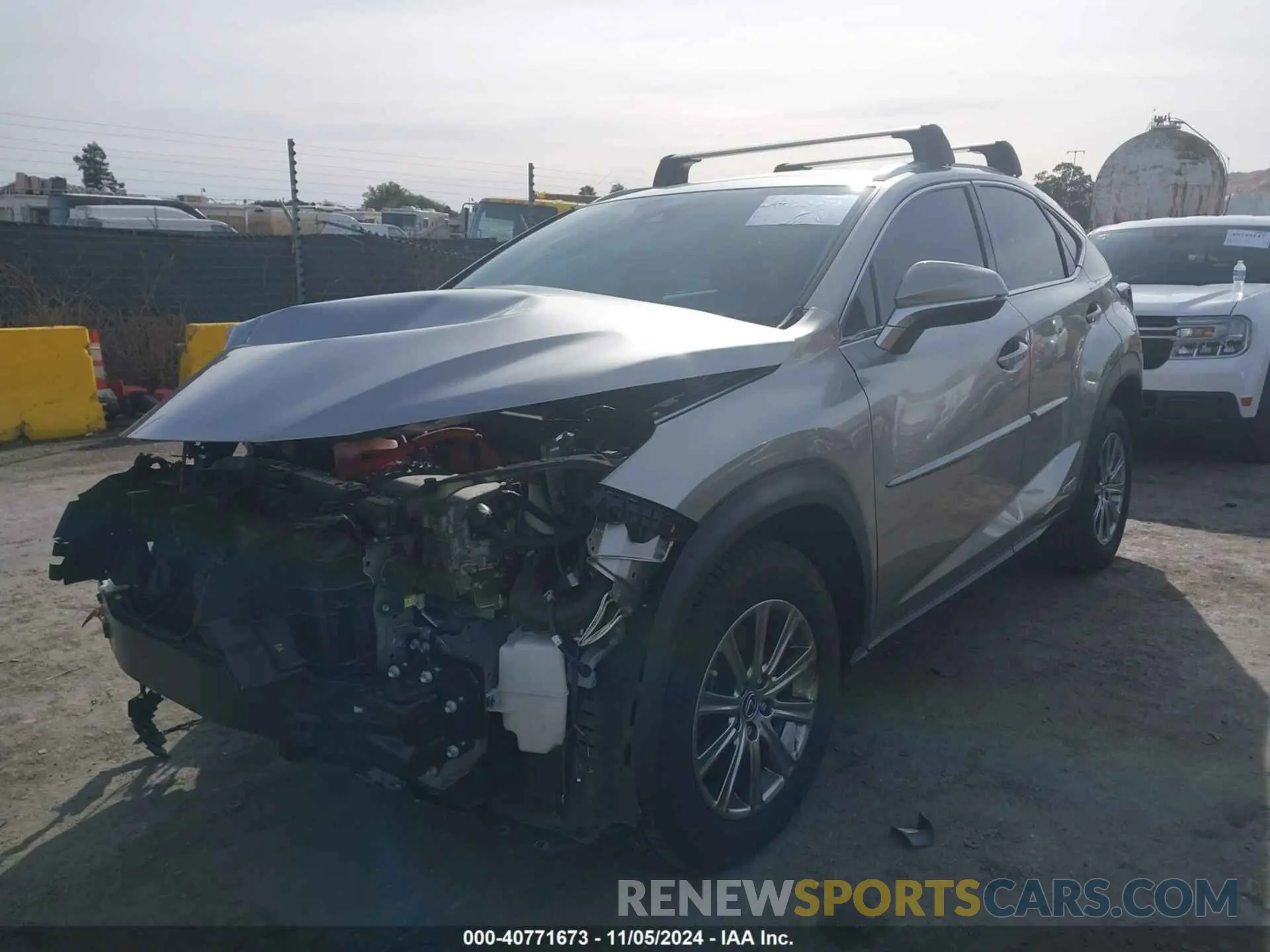 2 Photograph of a damaged car JTJAJRDZ5L2129081 LEXUS NX 300H 2020