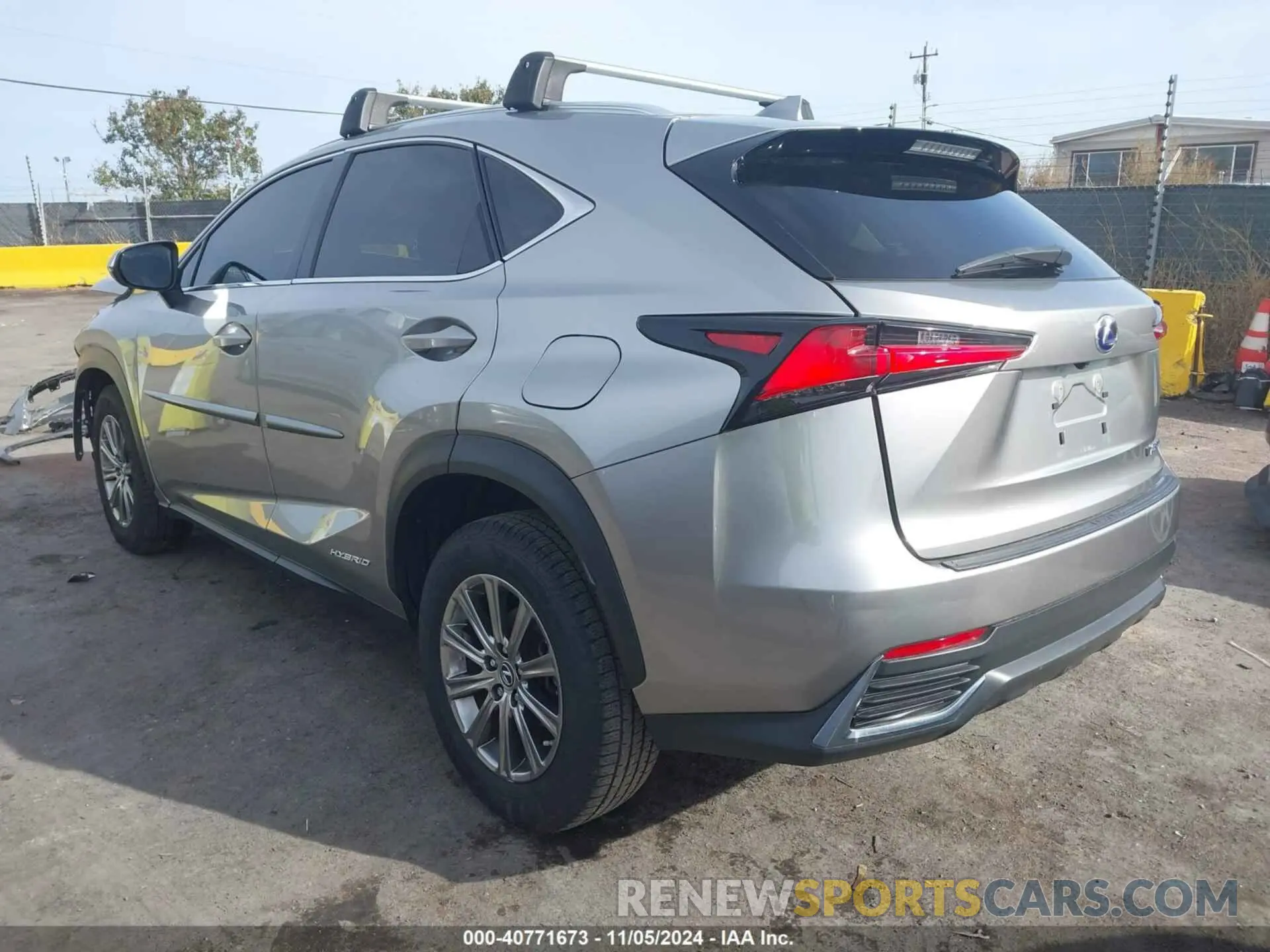 3 Photograph of a damaged car JTJAJRDZ5L2129081 LEXUS NX 300H 2020