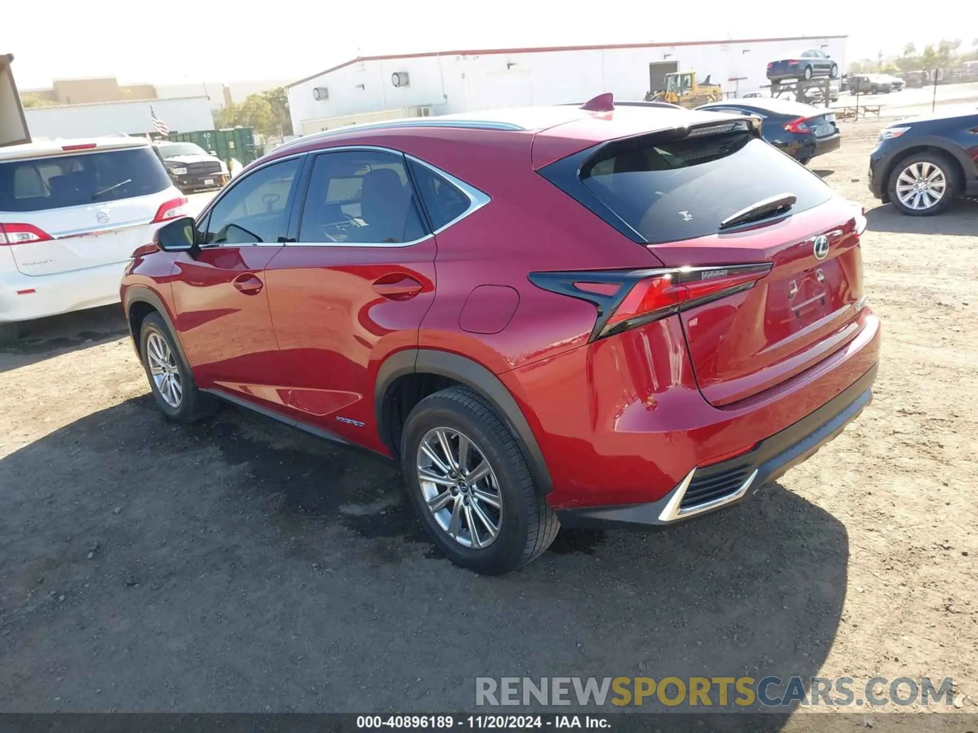 3 Photograph of a damaged car JTJDJRDZ7L5003025 LEXUS NX 300H 2020