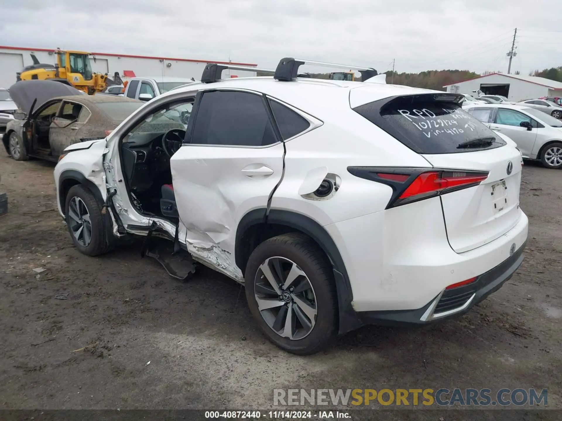 3 Photograph of a damaged car JTJGJRDZ3L5004170 LEXUS NX 300H 2020