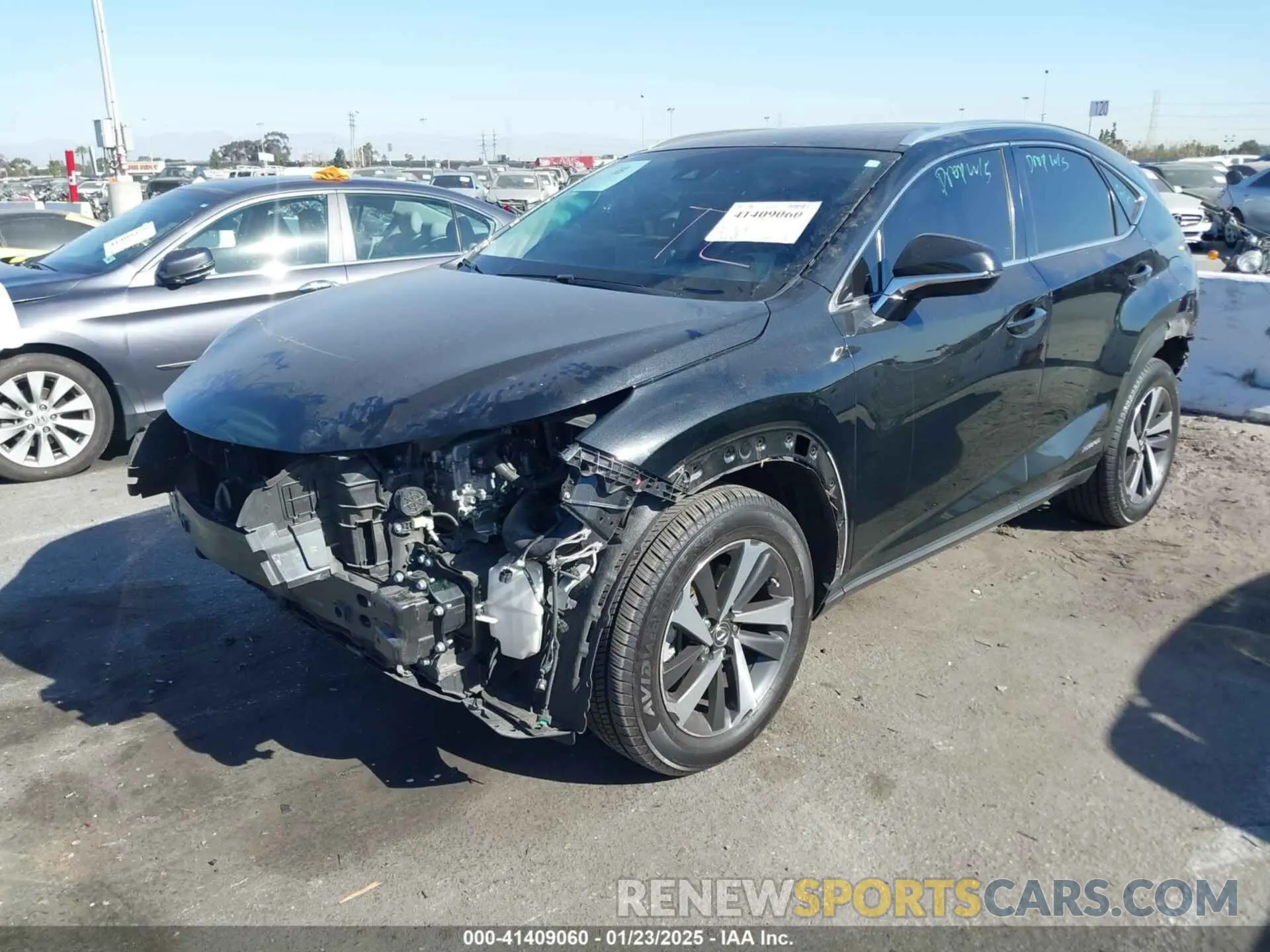 2 Photograph of a damaged car JTJGJRDZ8L2146600 LEXUS NX 300H 2020