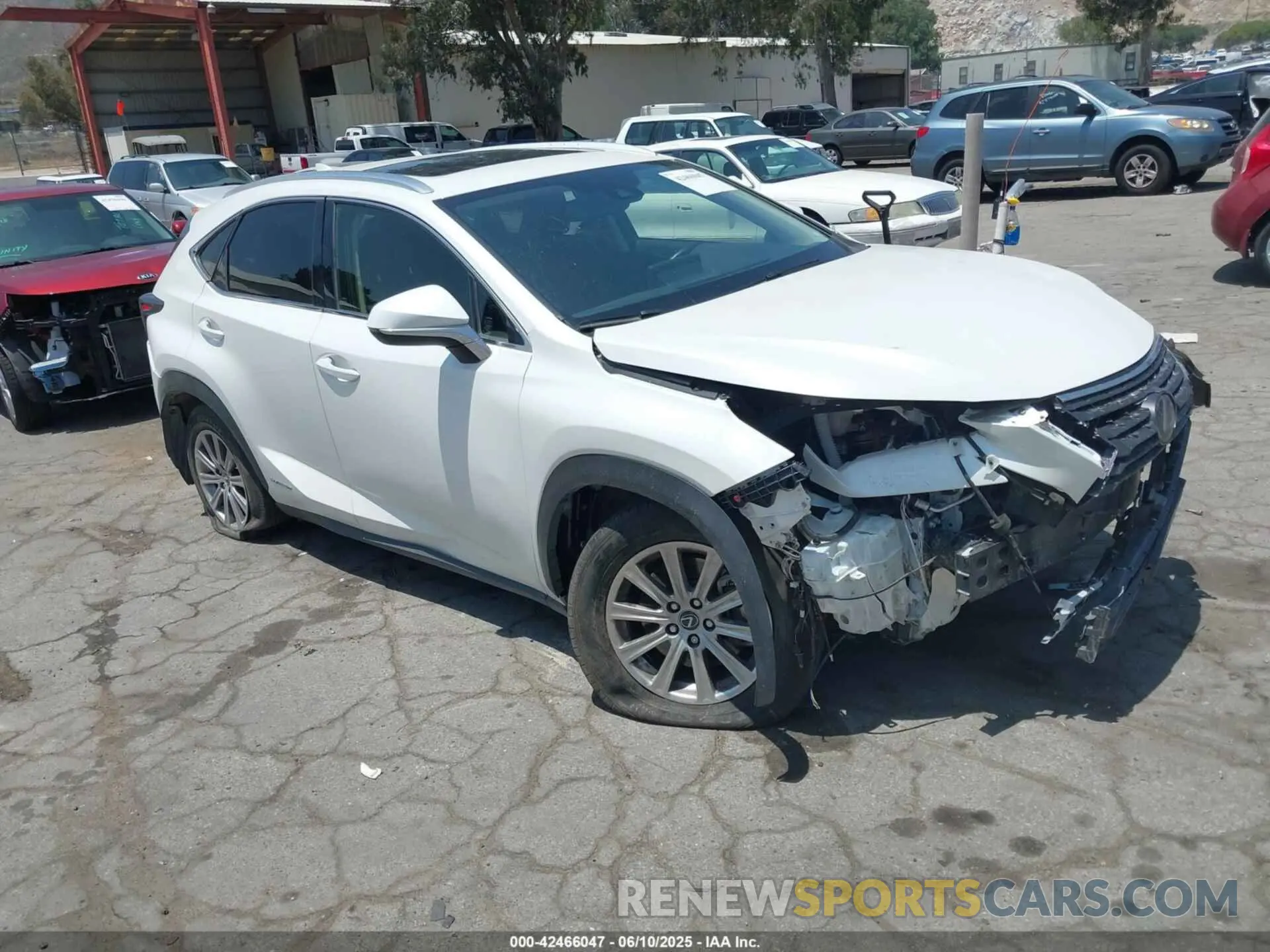 1 Photograph of a damaged car JTJDJRDZ0M2167722 LEXUS NX 300H 2021