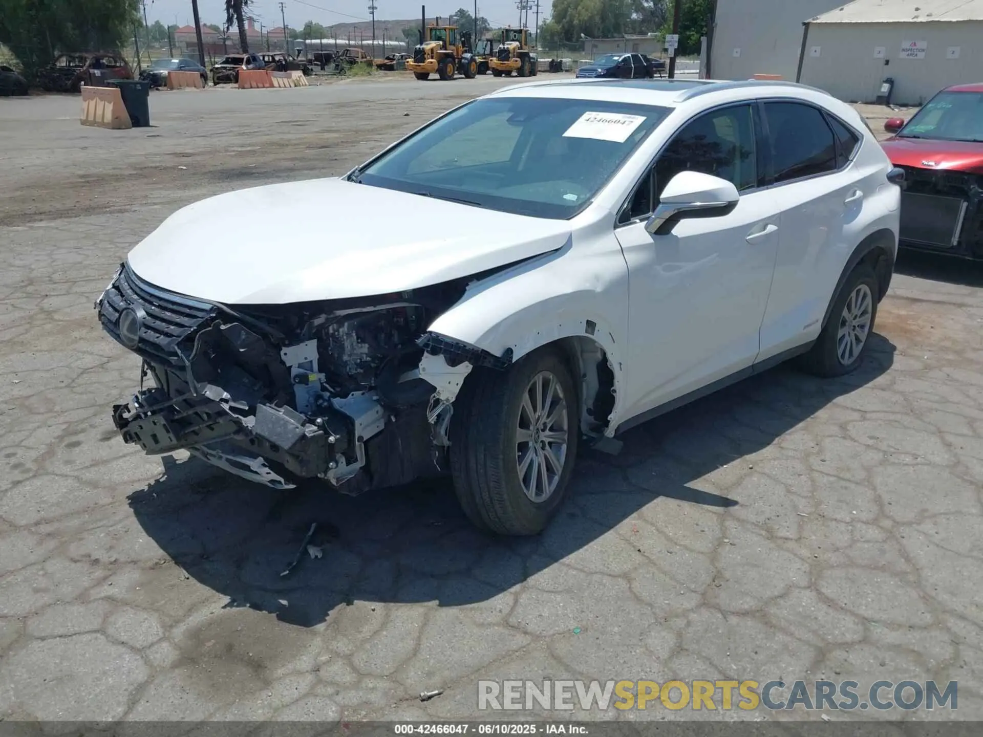 2 Photograph of a damaged car JTJDJRDZ0M2167722 LEXUS NX 300H 2021