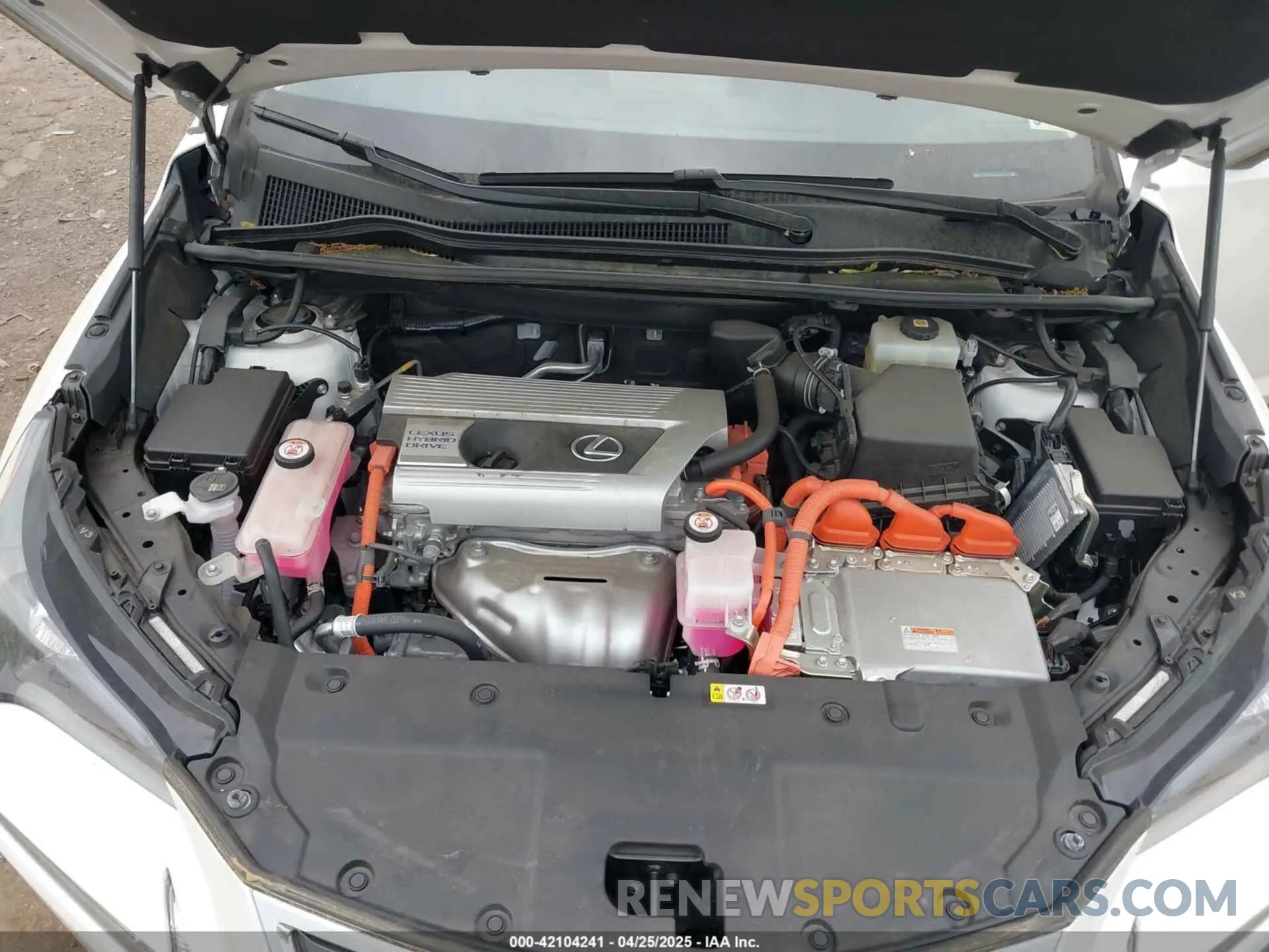 10 Photograph of a damaged car JTJDJRDZ2M5011762 LEXUS NX 300H 2021