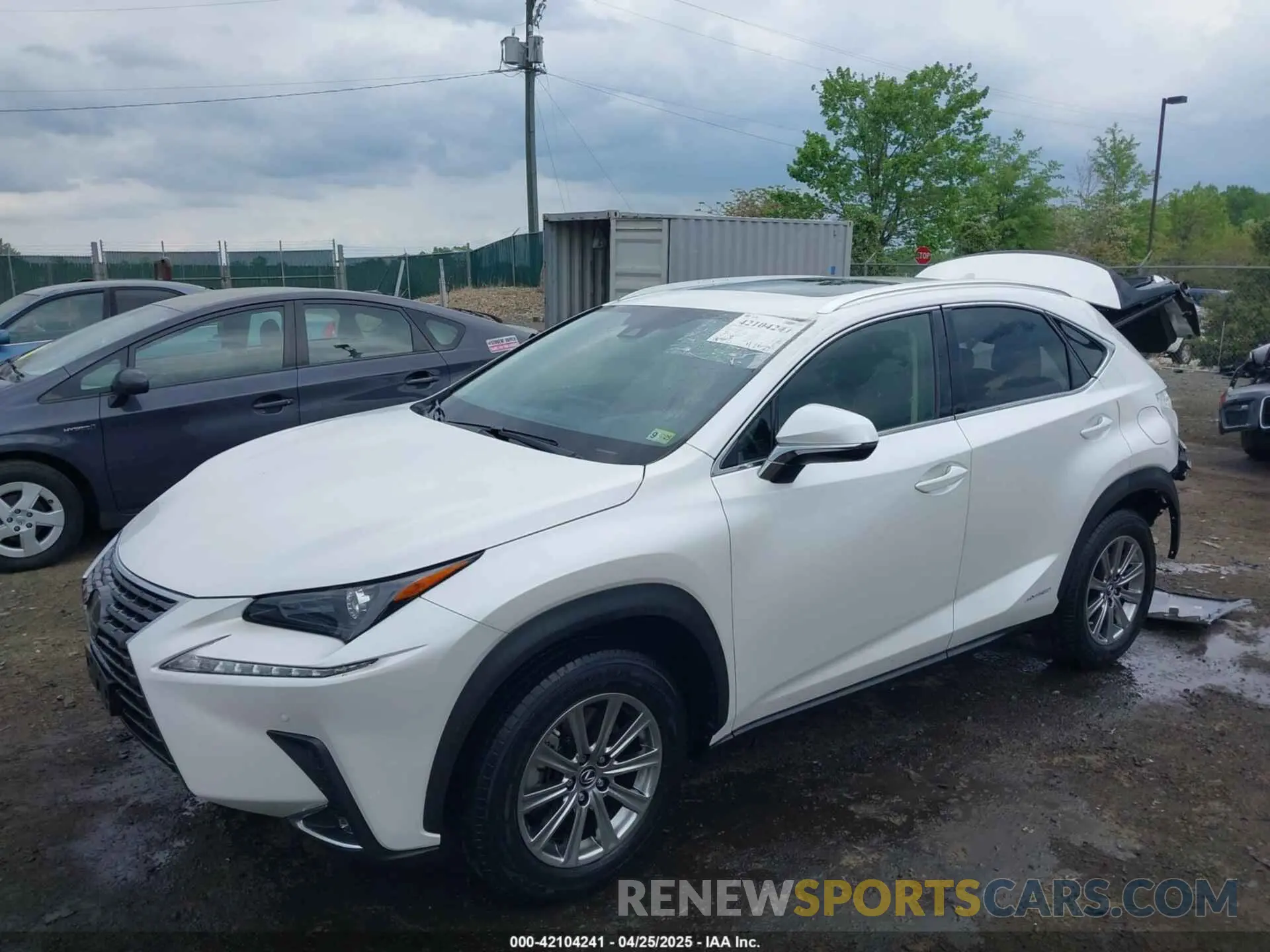 2 Photograph of a damaged car JTJDJRDZ2M5011762 LEXUS NX 300H 2021