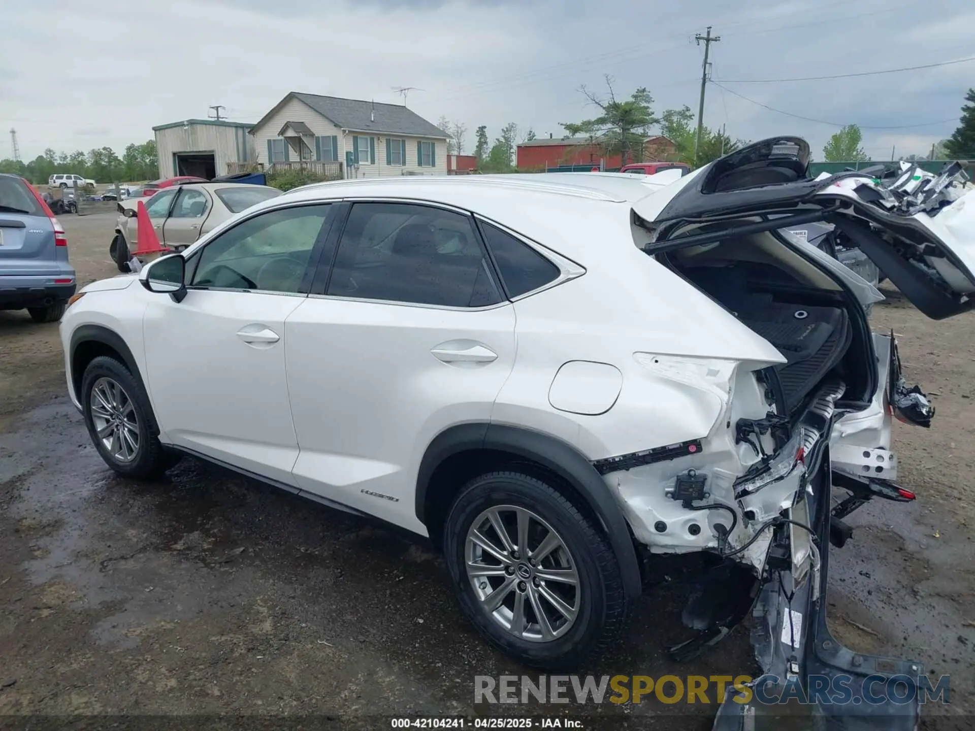 3 Photograph of a damaged car JTJDJRDZ2M5011762 LEXUS NX 300H 2021