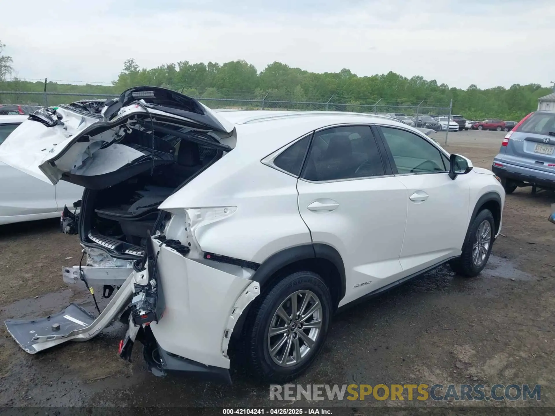 4 Photograph of a damaged car JTJDJRDZ2M5011762 LEXUS NX 300H 2021