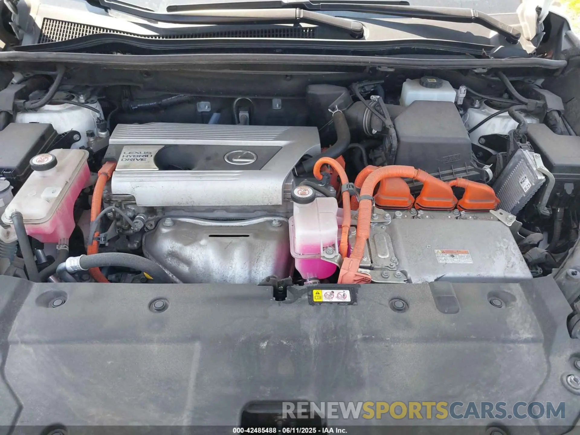 10 Photograph of a damaged car JTJDJRDZ6M2167482 LEXUS NX 300H 2021