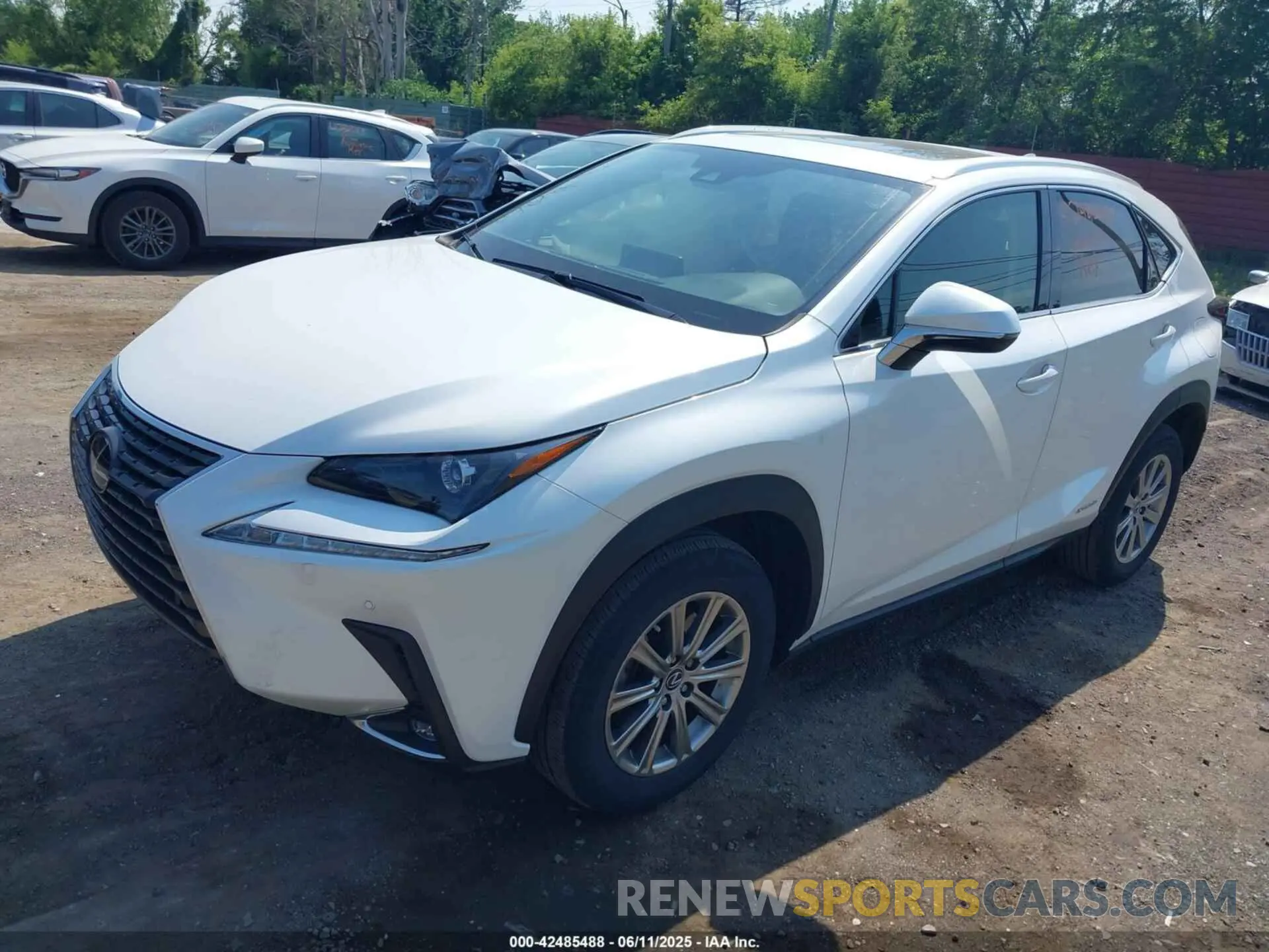 2 Photograph of a damaged car JTJDJRDZ6M2167482 LEXUS NX 300H 2021