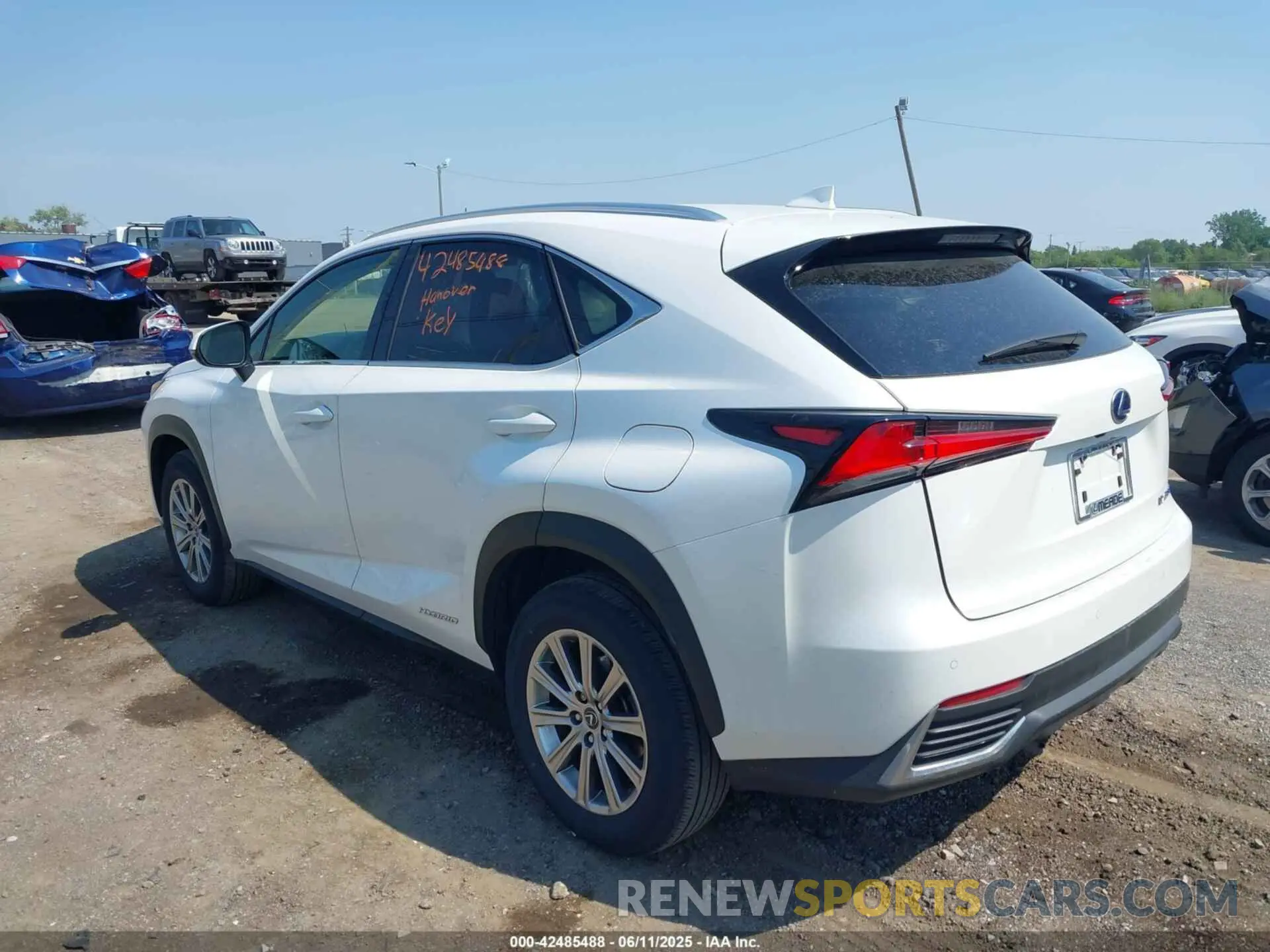 3 Photograph of a damaged car JTJDJRDZ6M2167482 LEXUS NX 300H 2021