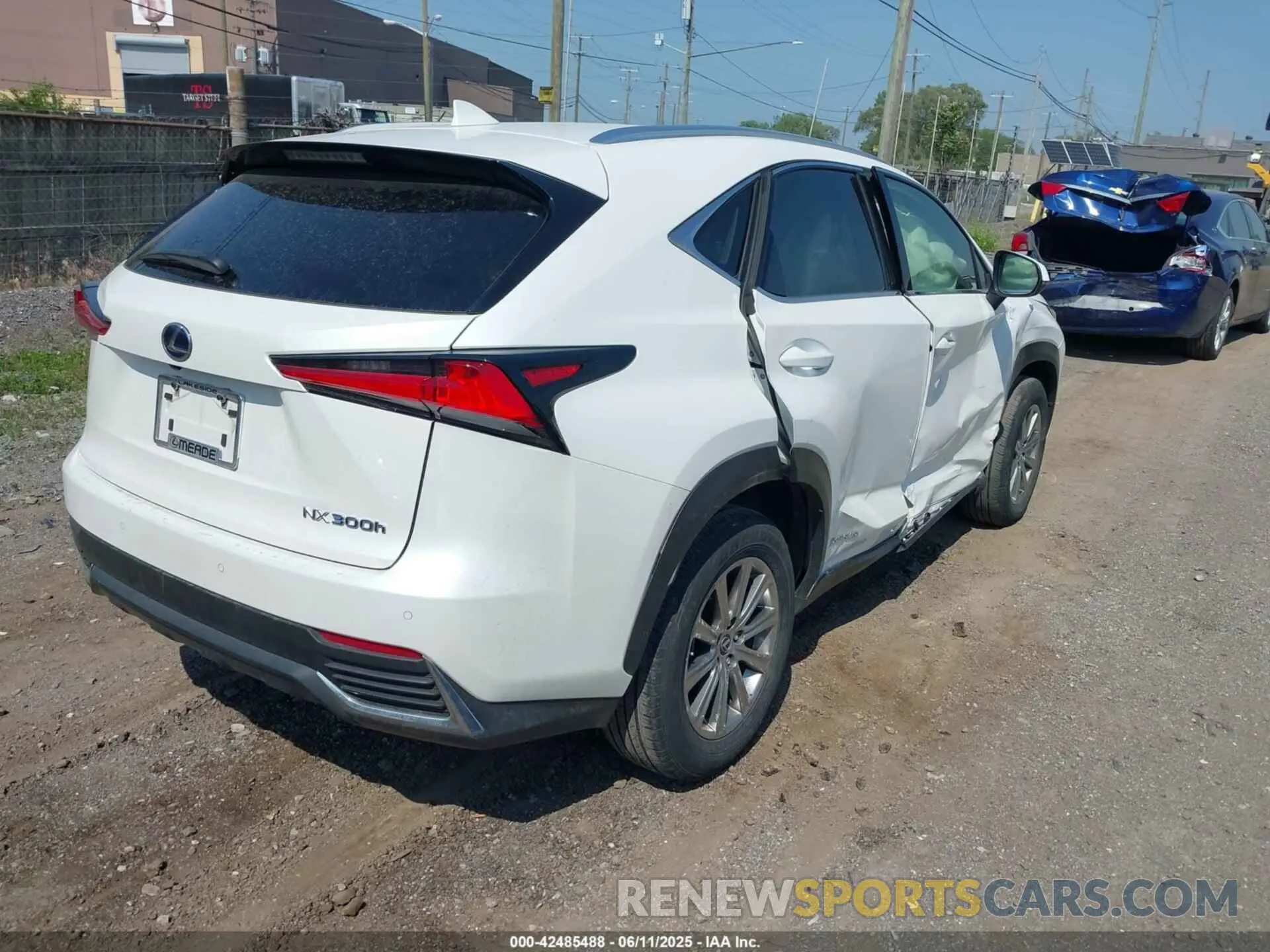 4 Photograph of a damaged car JTJDJRDZ6M2167482 LEXUS NX 300H 2021