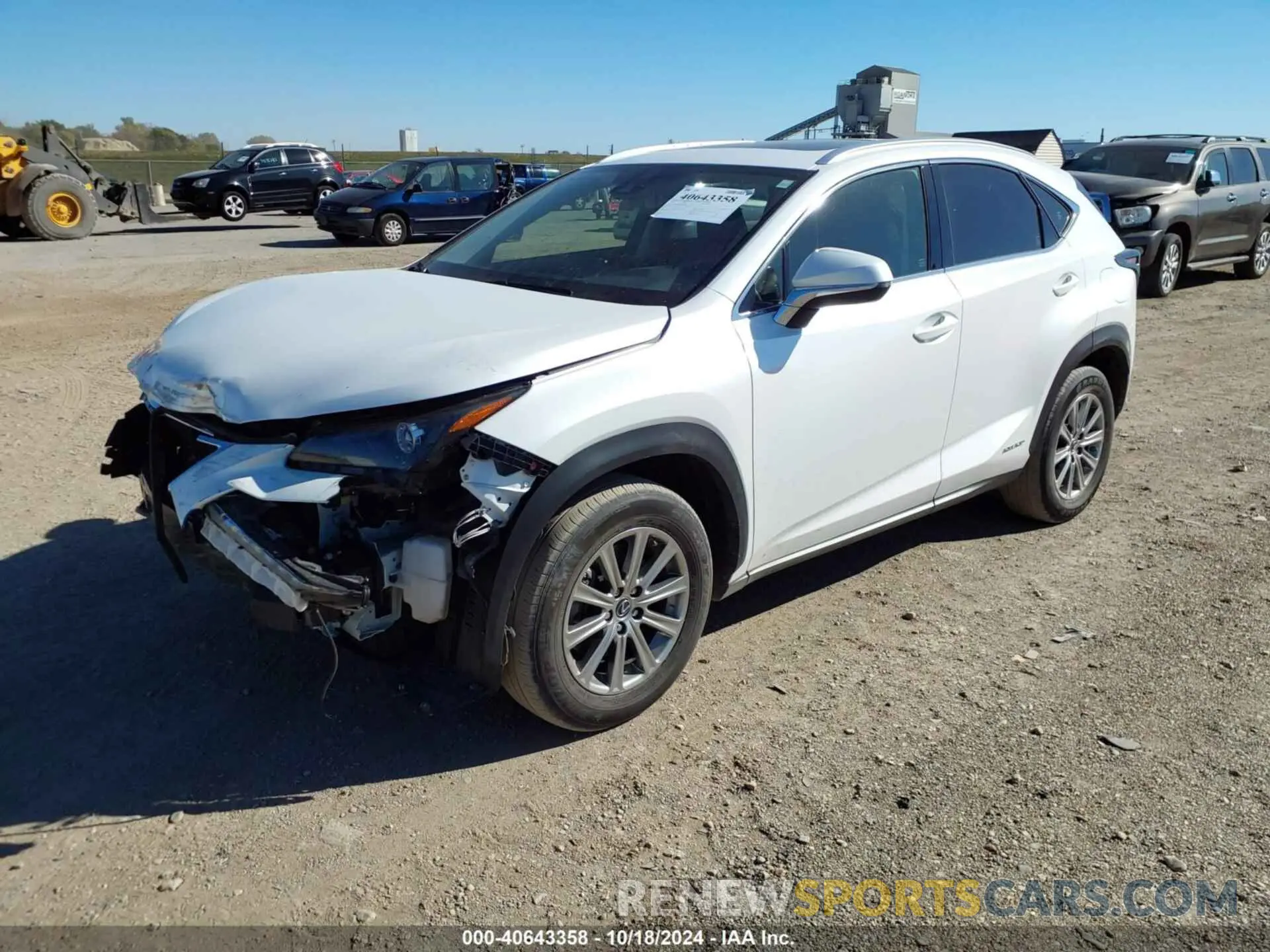 2 Photograph of a damaged car JTJDJRDZ8M5010678 LEXUS NX 300H 2021