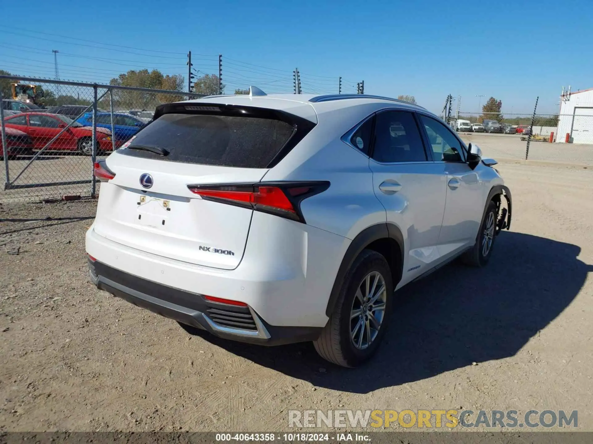 4 Photograph of a damaged car JTJDJRDZ8M5010678 LEXUS NX 300H 2021