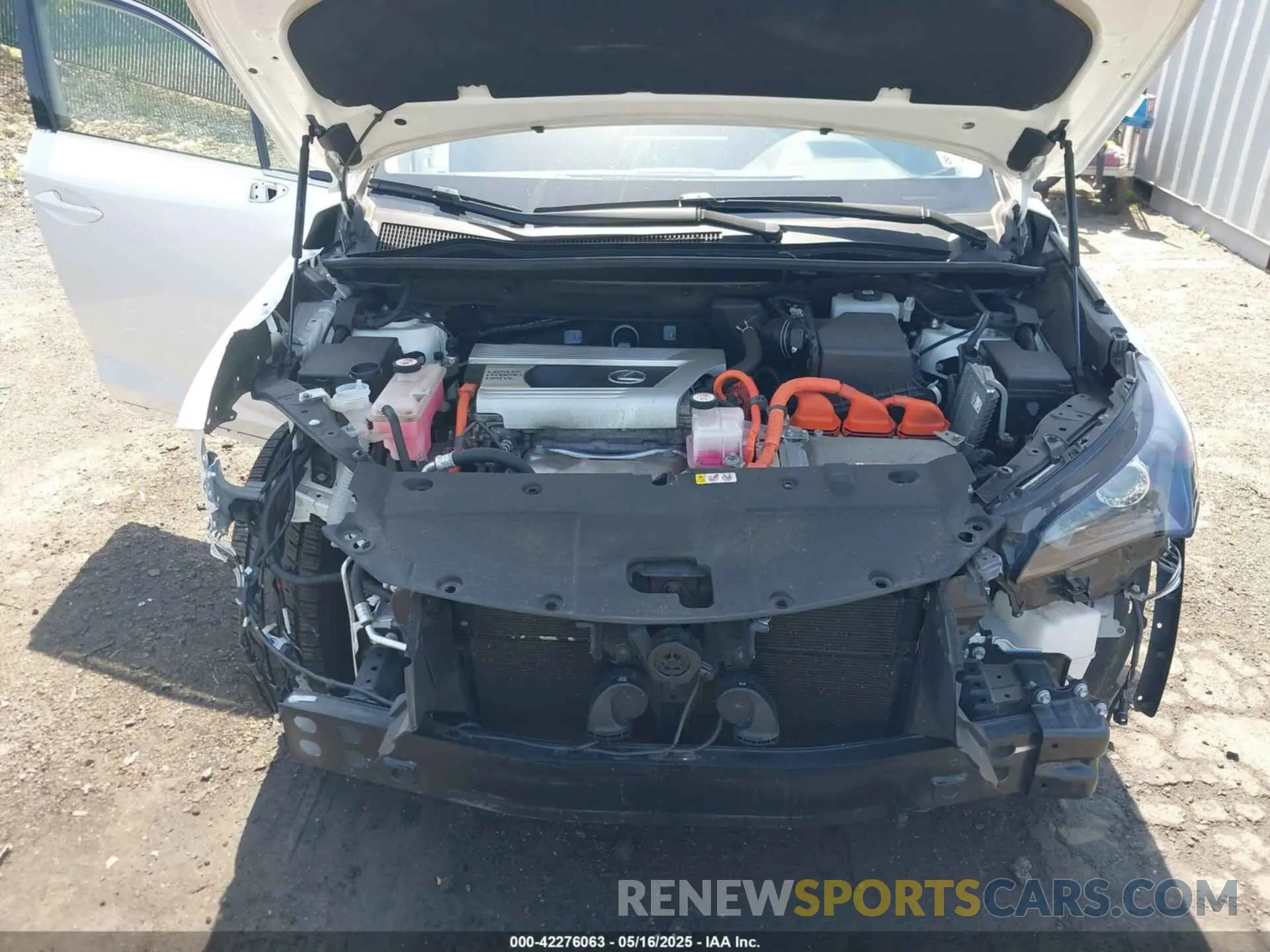 10 Photograph of a damaged car JTJDJRDZXM2167453 LEXUS NX 300H 2021