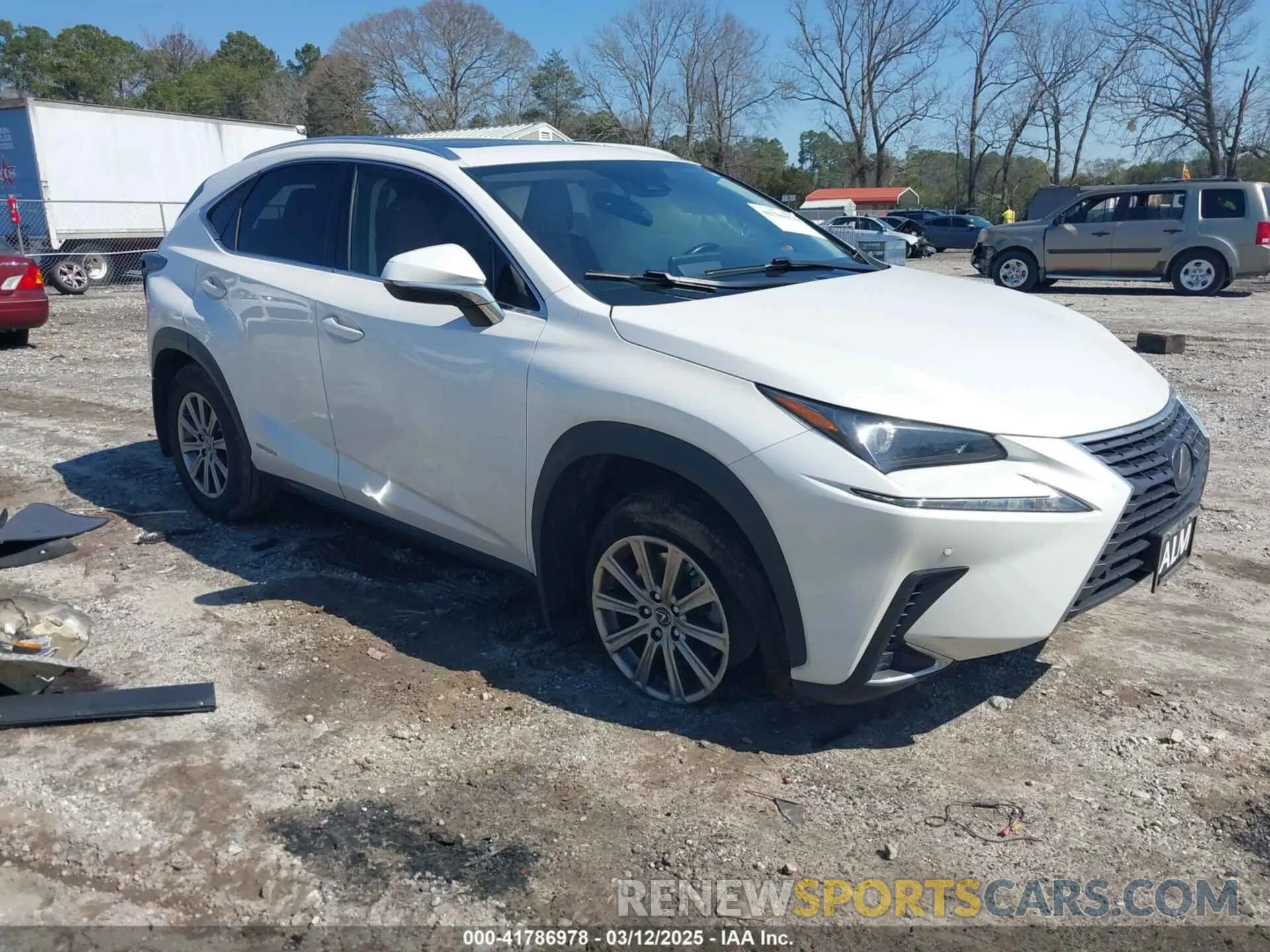 1 Photograph of a damaged car JTJDJRDZXM5011492 LEXUS NX 300H 2021