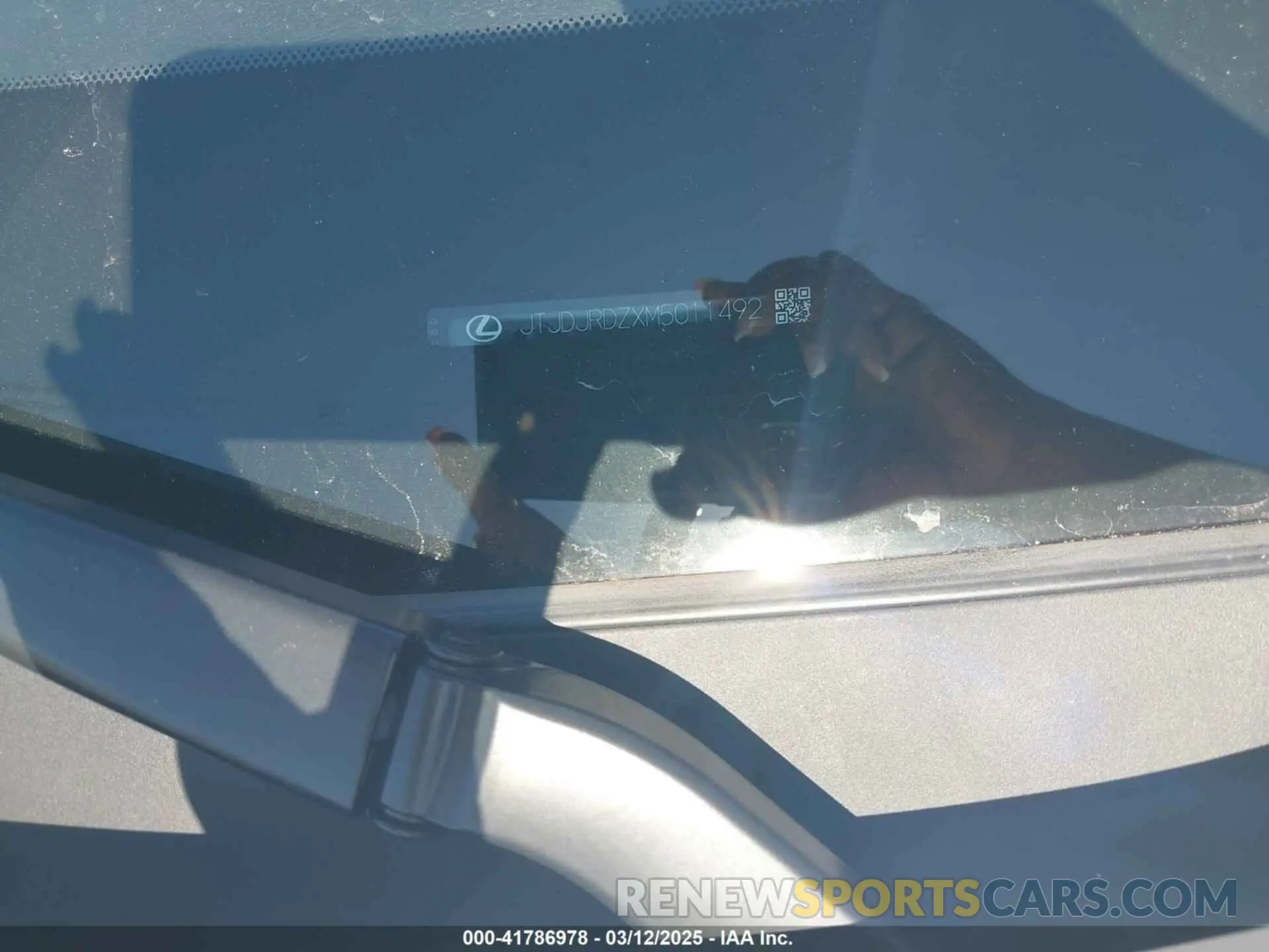 9 Photograph of a damaged car JTJDJRDZXM5011492 LEXUS NX 300H 2021