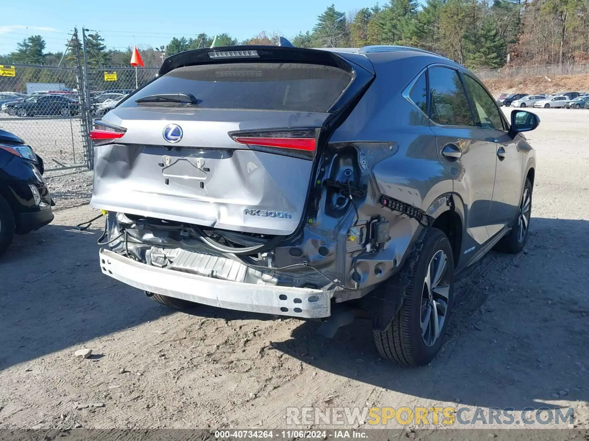4 Photograph of a damaged car JTJGJRDZ2M2170750 LEXUS NX 300H 2021