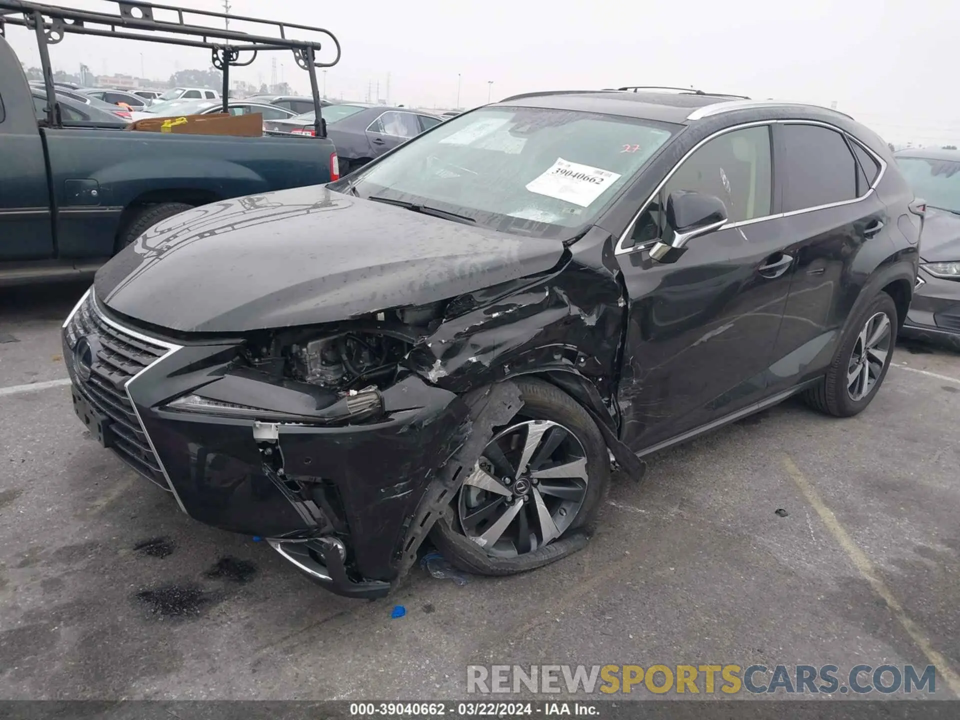 2 Photograph of a damaged car JTJGJRDZ3M2151978 LEXUS NX 300H 2021