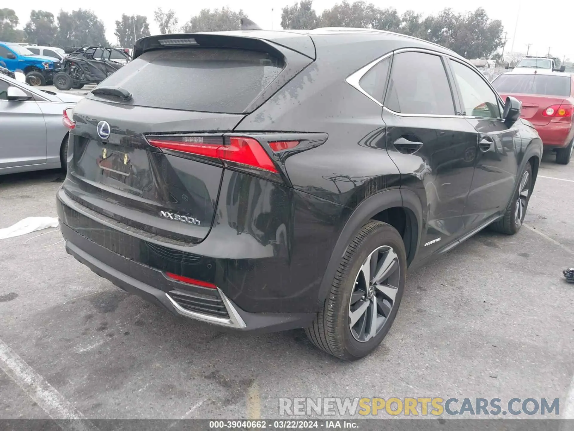 4 Photograph of a damaged car JTJGJRDZ3M2151978 LEXUS NX 300H 2021