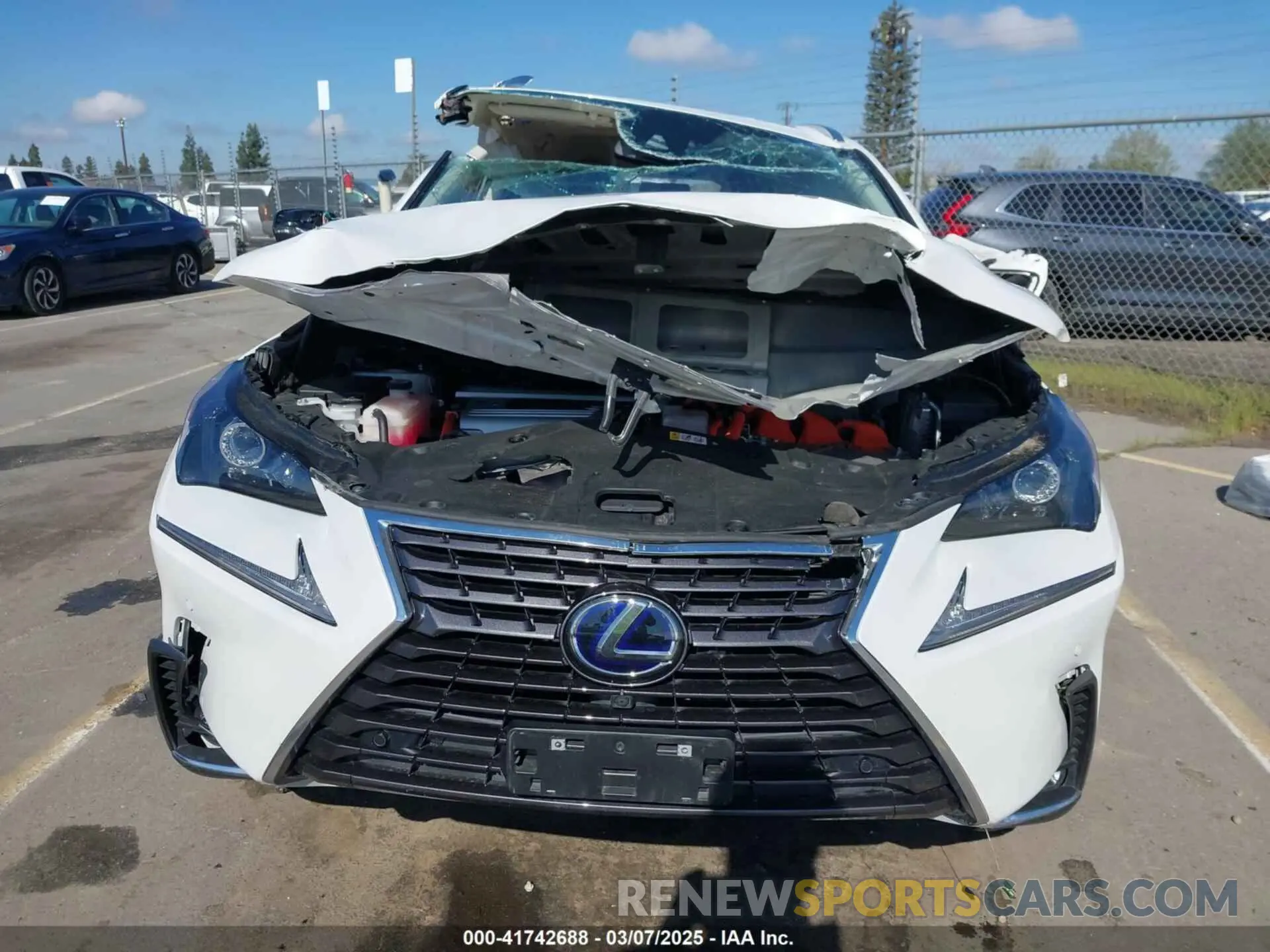 13 Photograph of a damaged car JTJGJRDZ3M2166674 LEXUS NX 300H 2021
