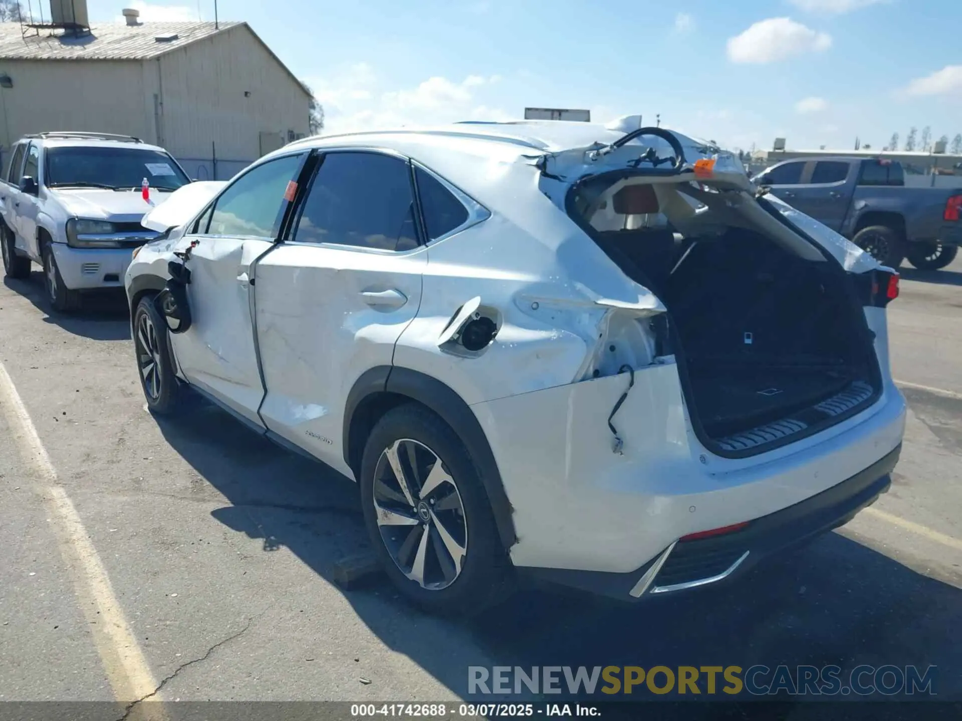 3 Photograph of a damaged car JTJGJRDZ3M2166674 LEXUS NX 300H 2021