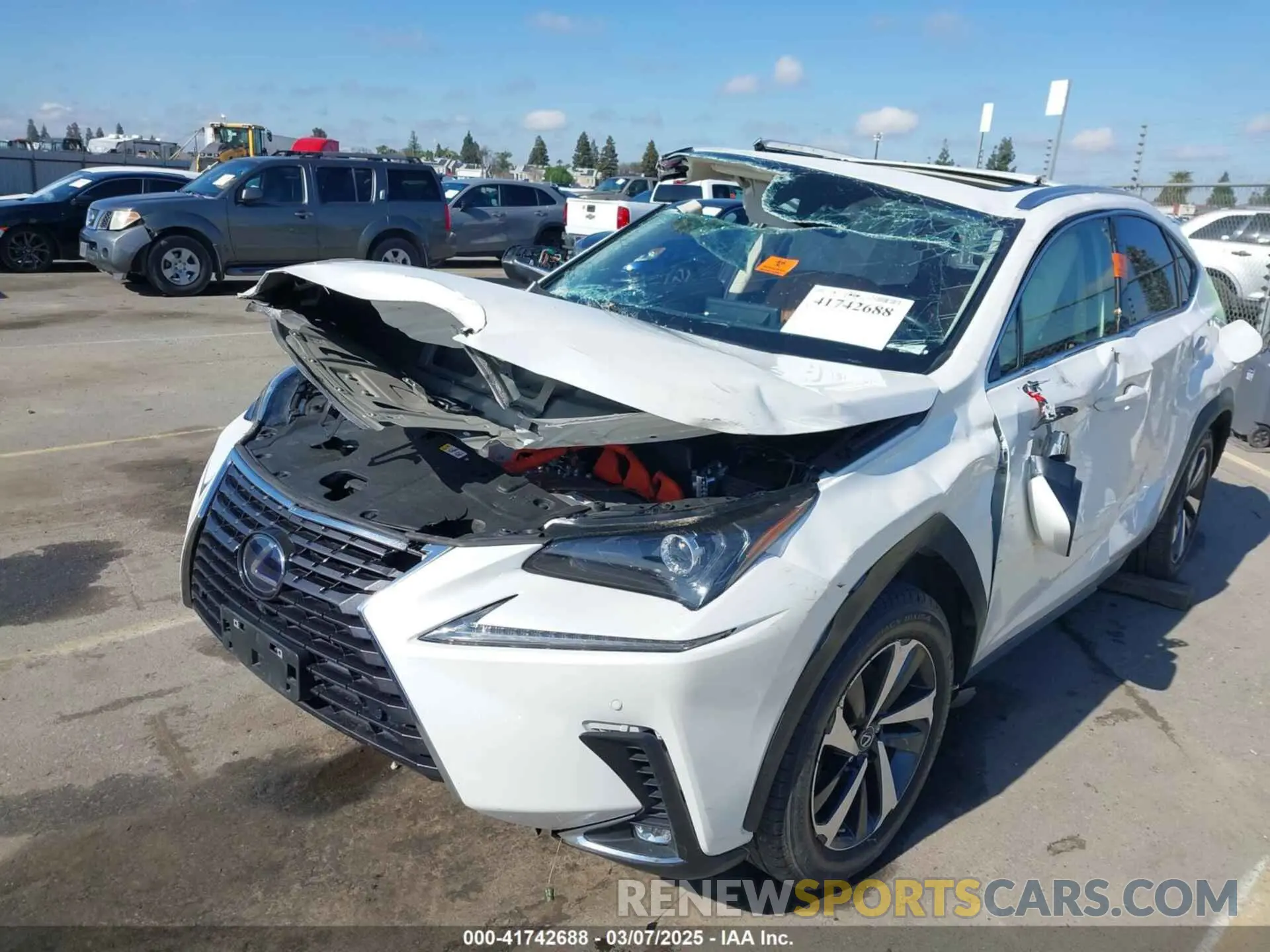 6 Photograph of a damaged car JTJGJRDZ3M2166674 LEXUS NX 300H 2021