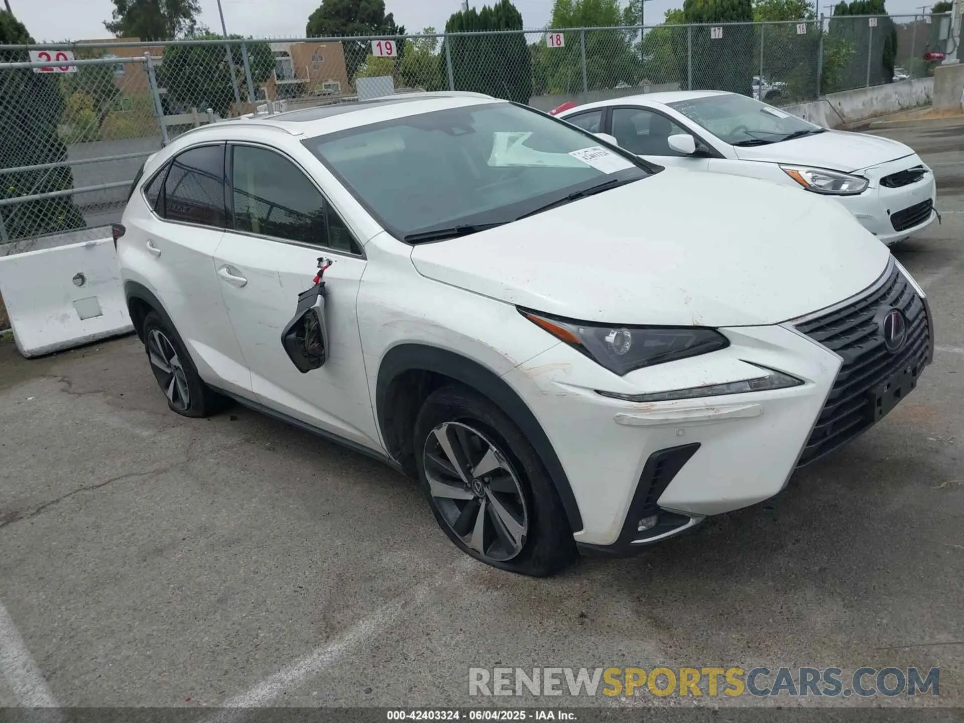 1 Photograph of a damaged car JTJGJRDZ4M5013557 LEXUS NX 300H 2021
