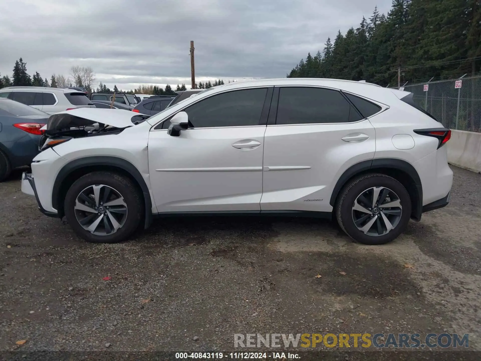 14 Photograph of a damaged car JTJGJRDZ6M2156799 LEXUS NX 300H 2021