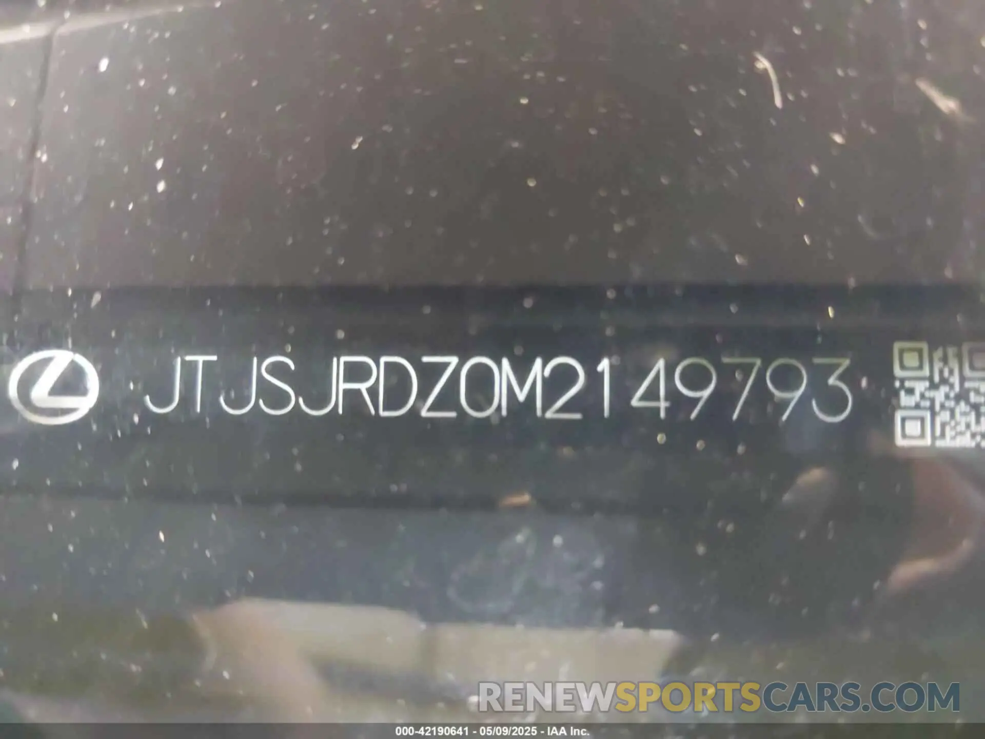 19 Photograph of a damaged car JTJSJRDZ0M2149793 LEXUS NX 300H 2021