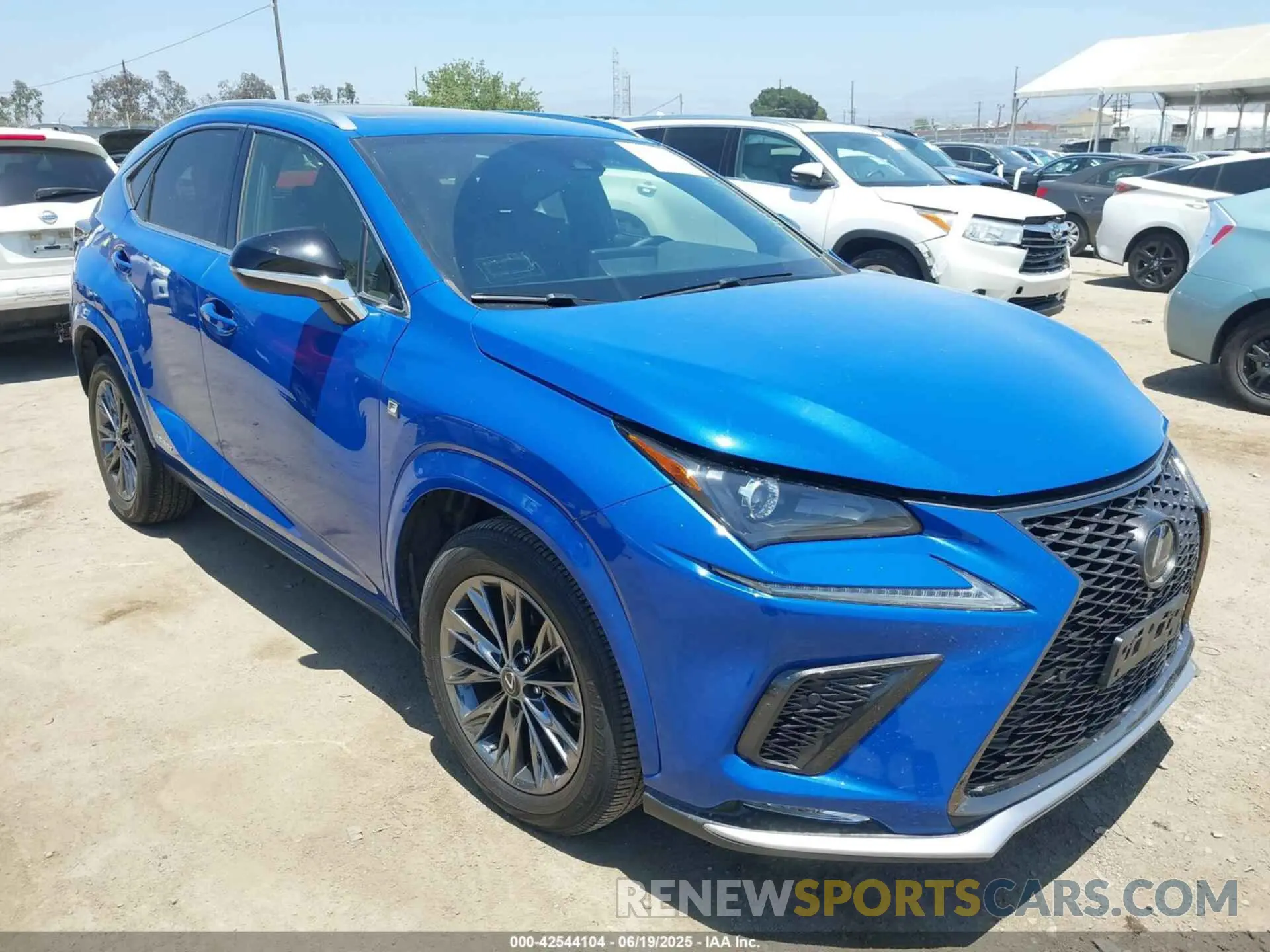 1 Photograph of a damaged car JTJSJRDZ0M2155402 LEXUS NX 300H 2021