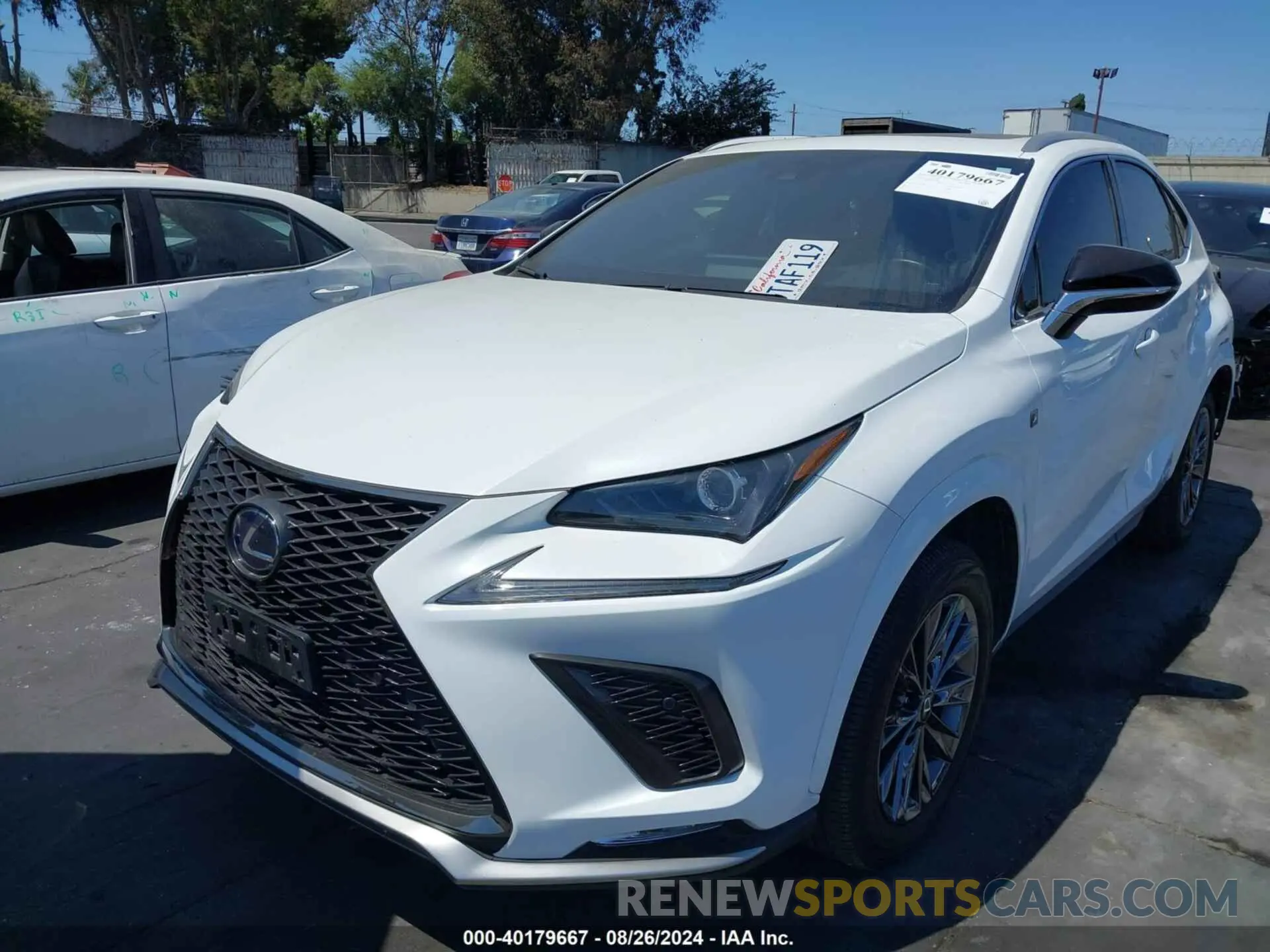 2 Photograph of a damaged car JTJSJRDZ8M5011188 LEXUS NX 300H 2021