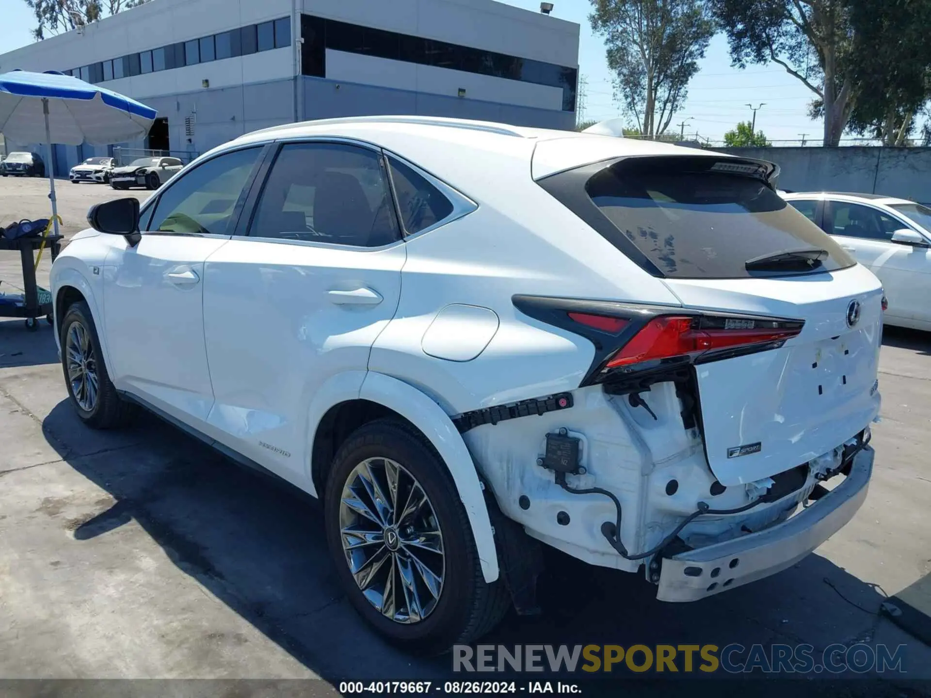 3 Photograph of a damaged car JTJSJRDZ8M5011188 LEXUS NX 300H 2021