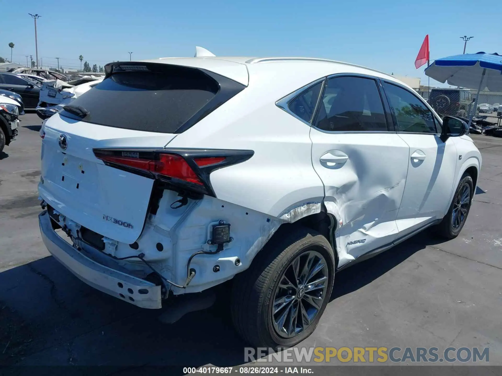 4 Photograph of a damaged car JTJSJRDZ8M5011188 LEXUS NX 300H 2021