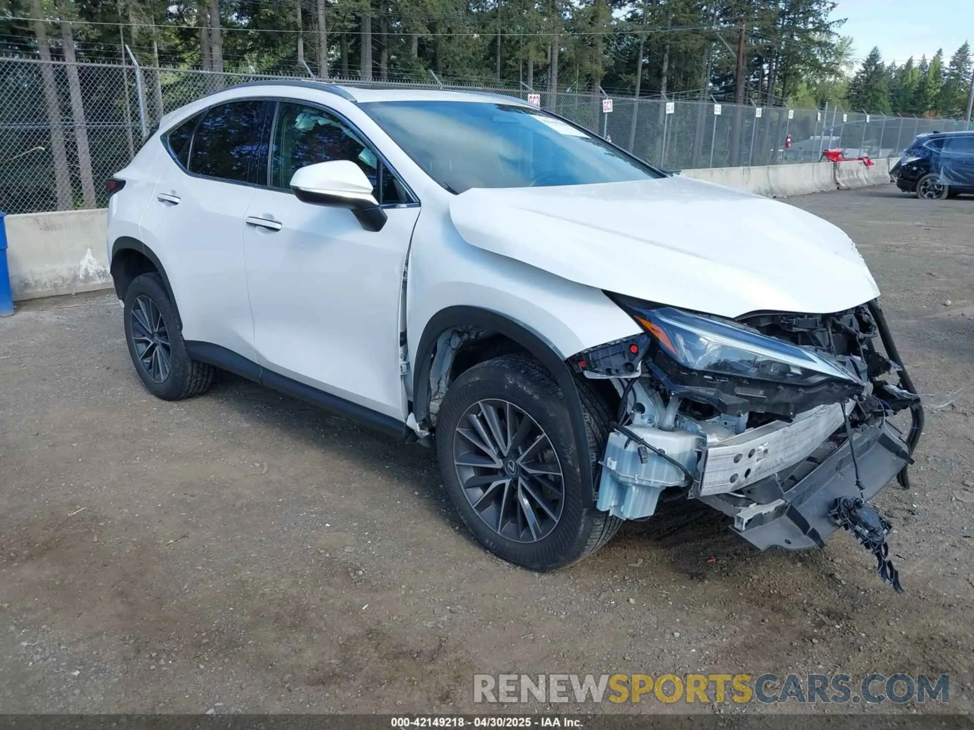 1 Photograph of a damaged car 2T2AGCEZ8NC004511 LEXUS NX 350 2022