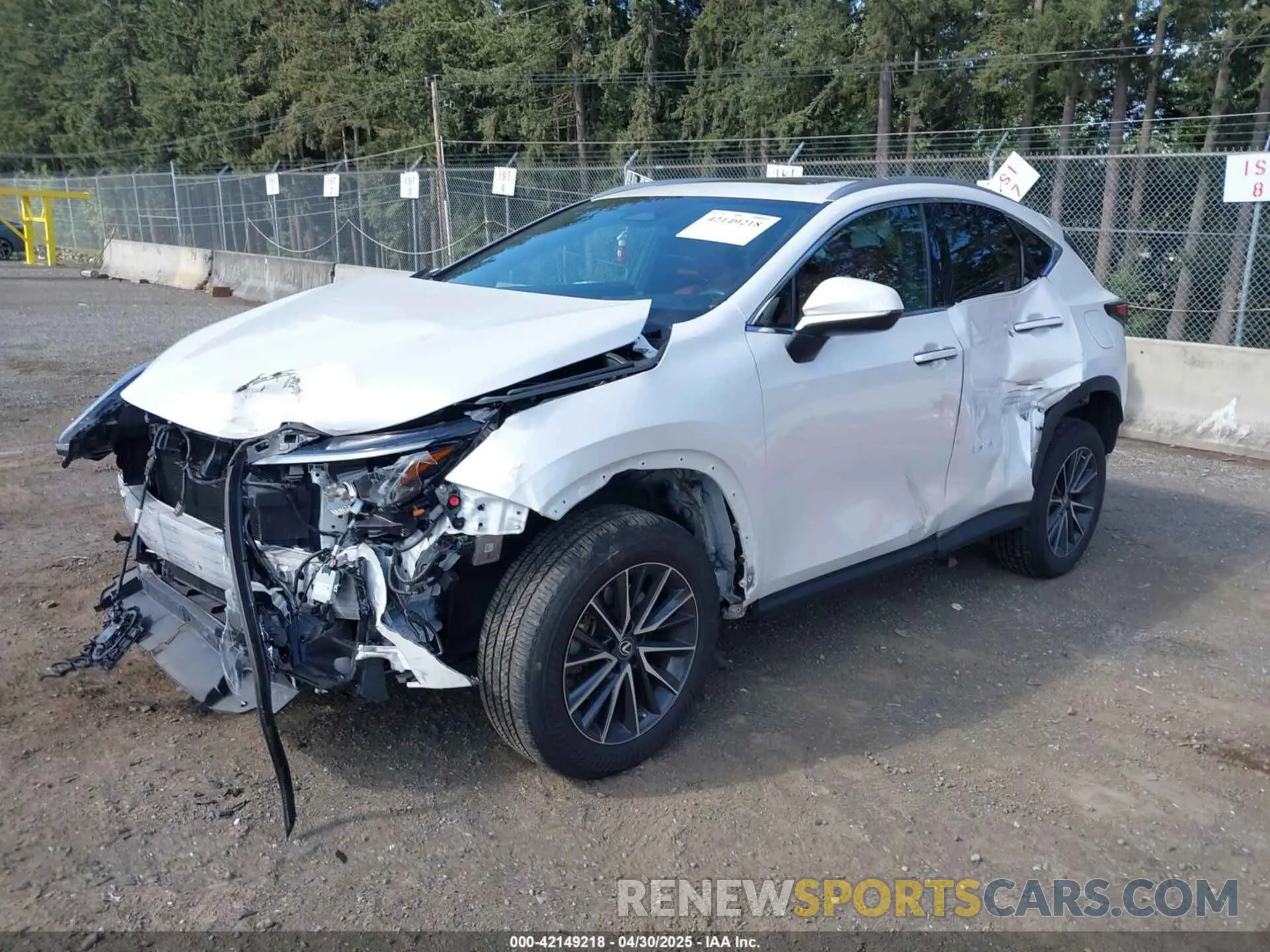 2 Photograph of a damaged car 2T2AGCEZ8NC004511 LEXUS NX 350 2022